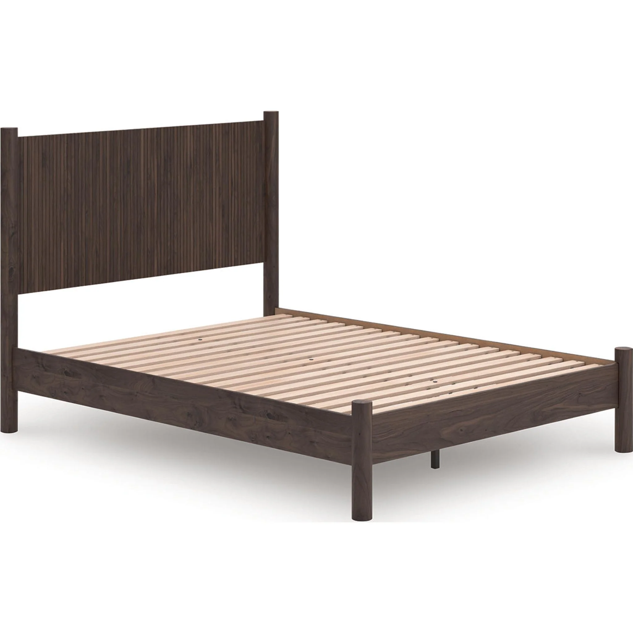 Pamytta Queen Platform Bed - Brown - Image 2