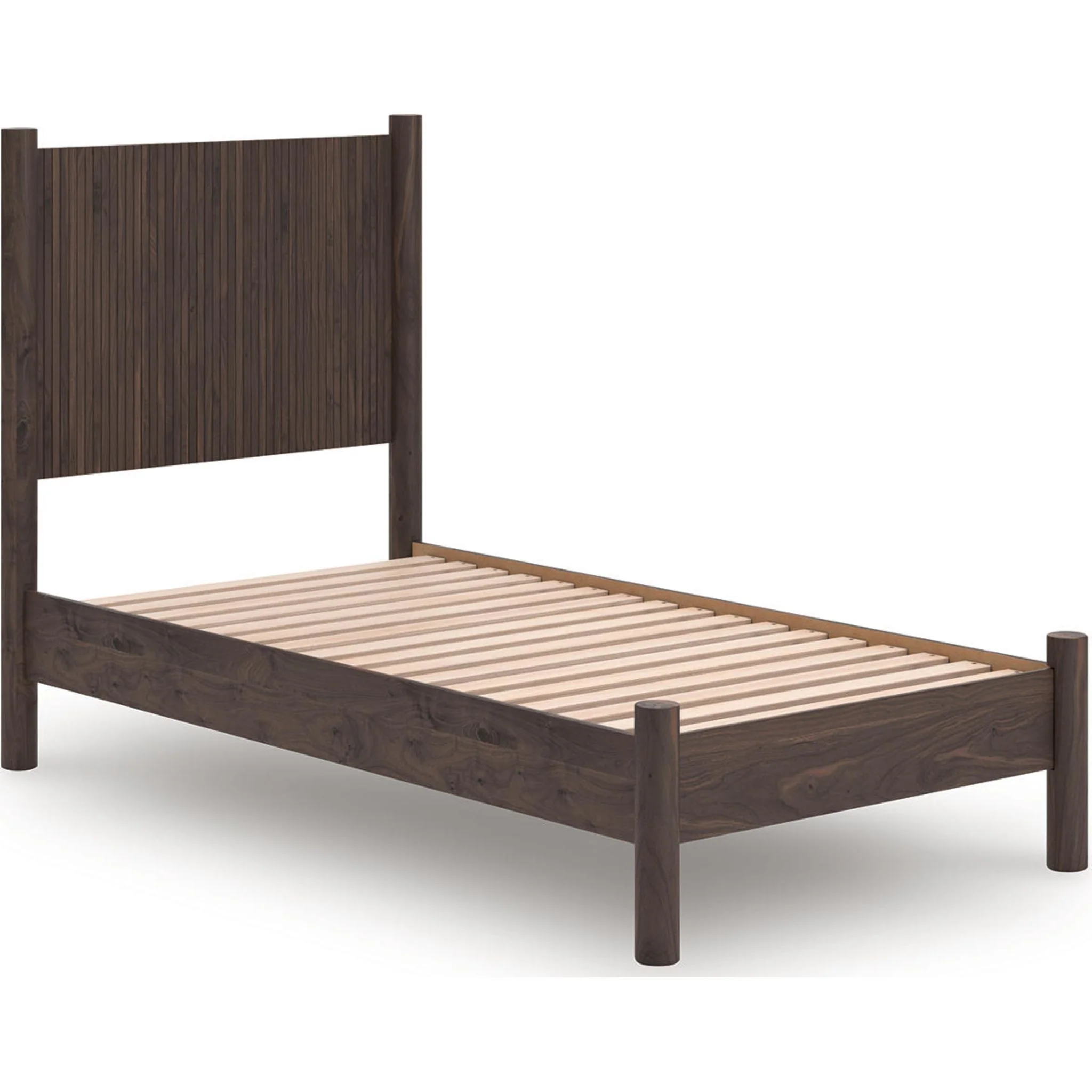 Pamytta Twin Platform Bed - Brown - Image 2