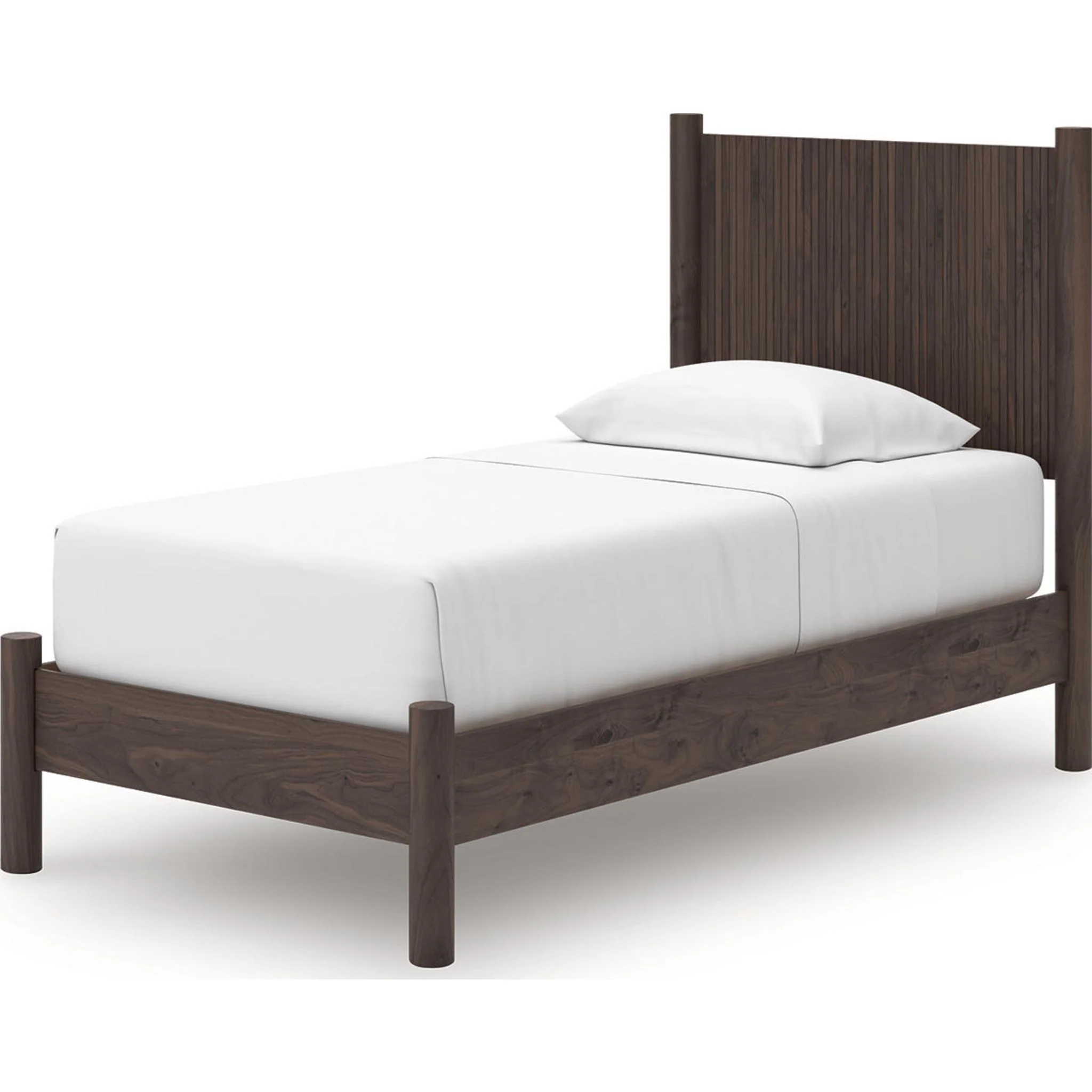Pamytta Twin Platform Bed - Brown - Image 3