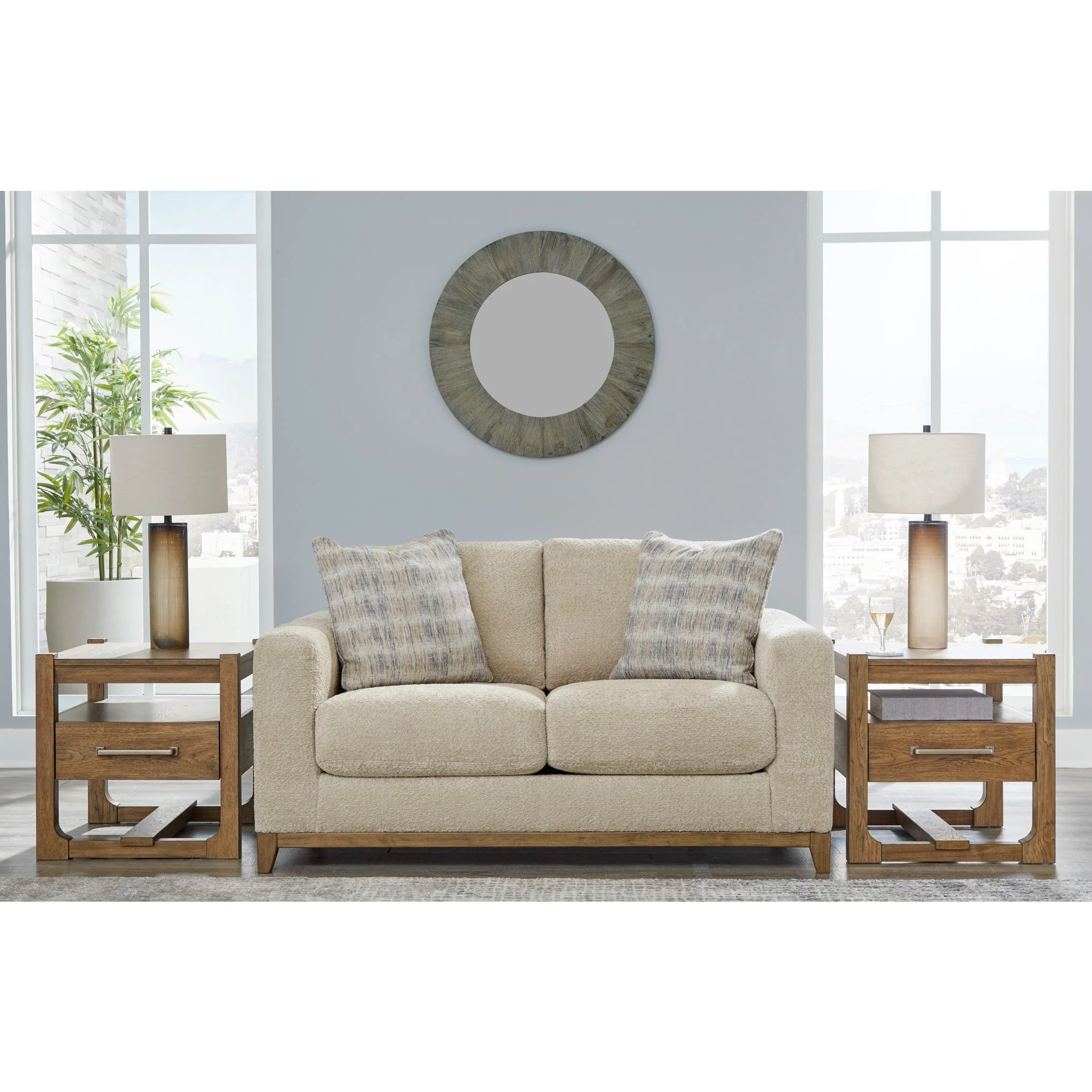 Parklynn Loveseat - Desert - Image 2