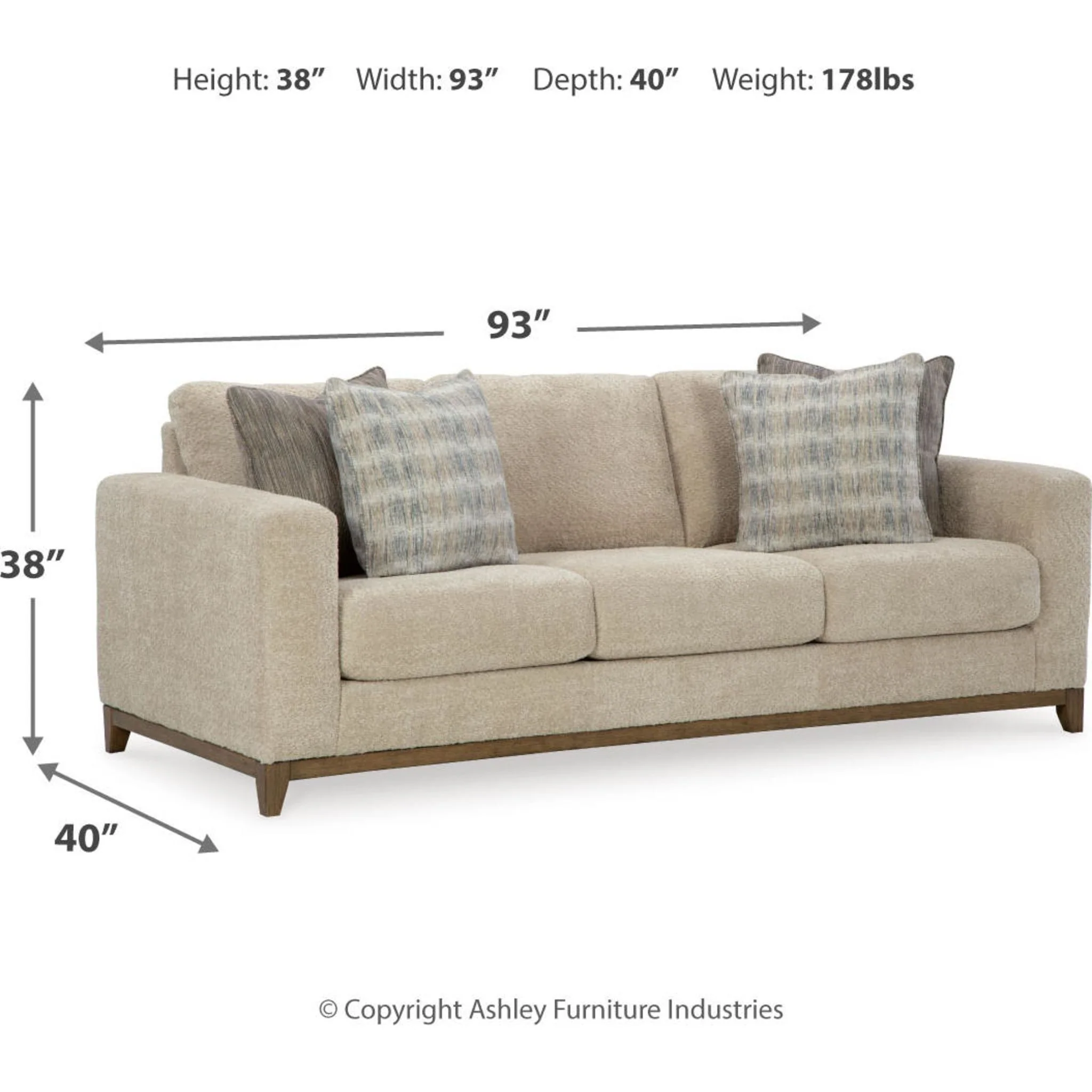 Parklynn Sofa - Desert - Image 8