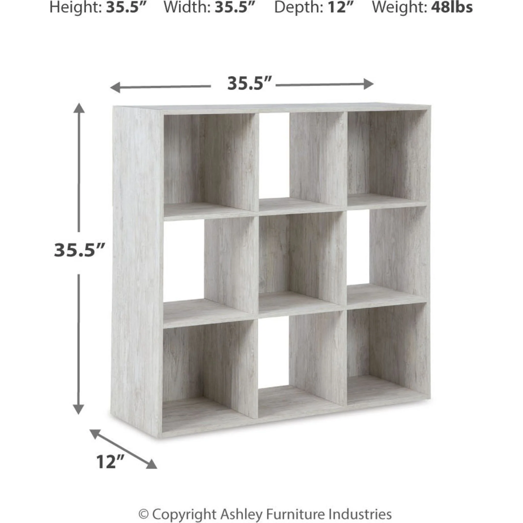 Paxberry Bookcase - Whitewash - Image 3
