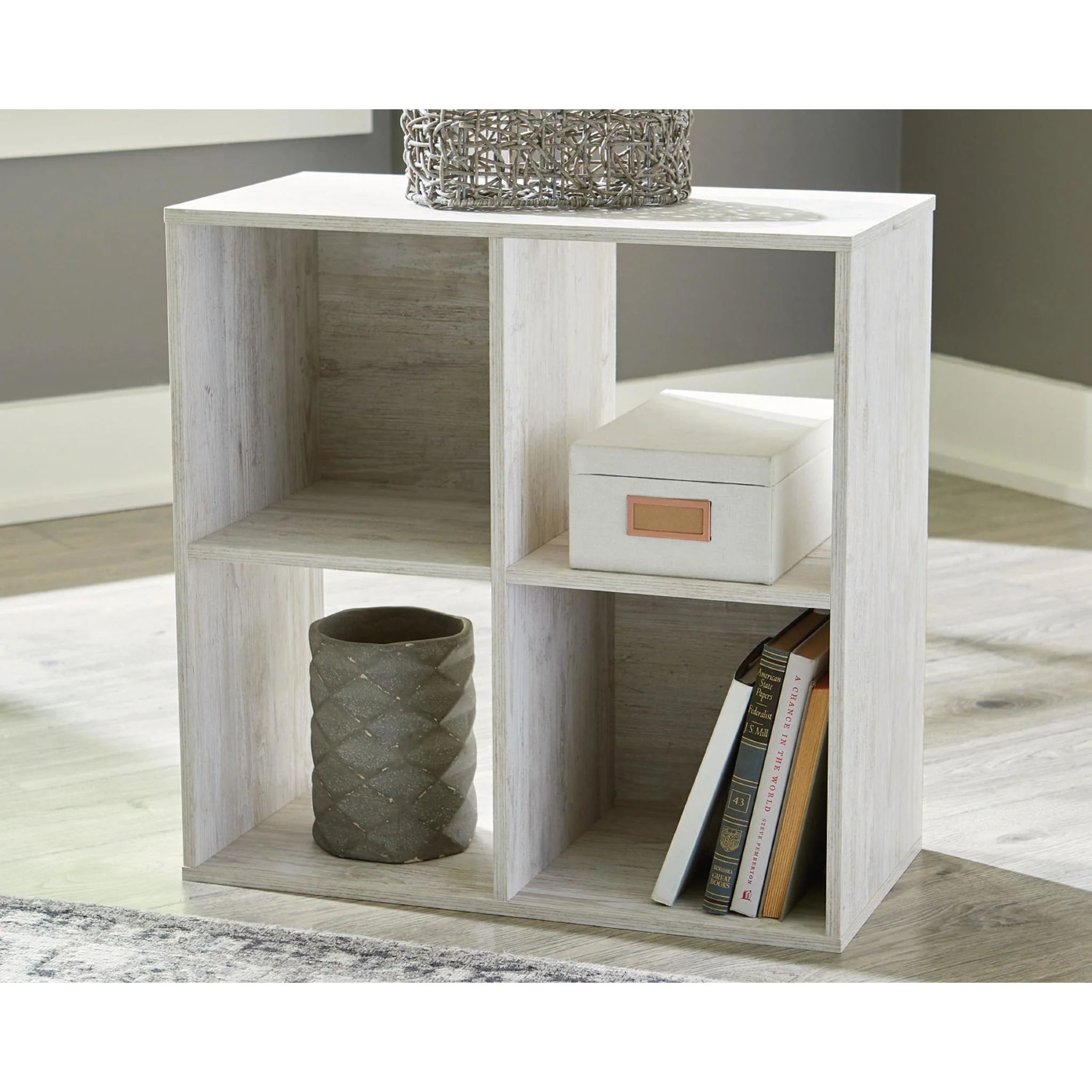 Paxberry Bookcase - Whitewash - Image 2