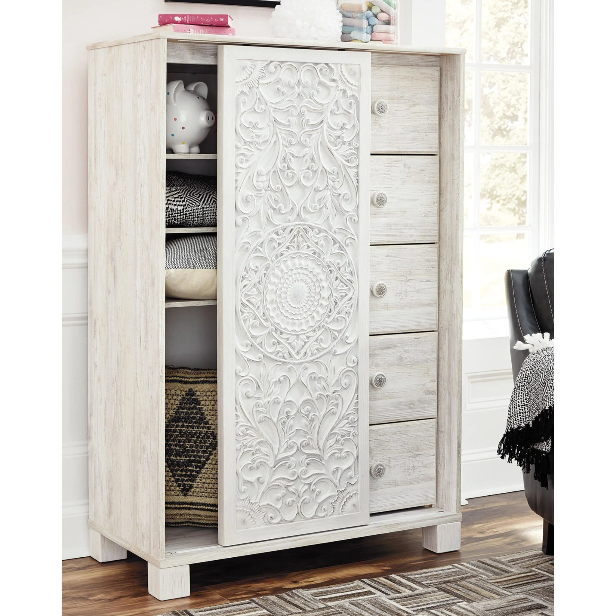 Paxberry Chest - White Wash - Image 16