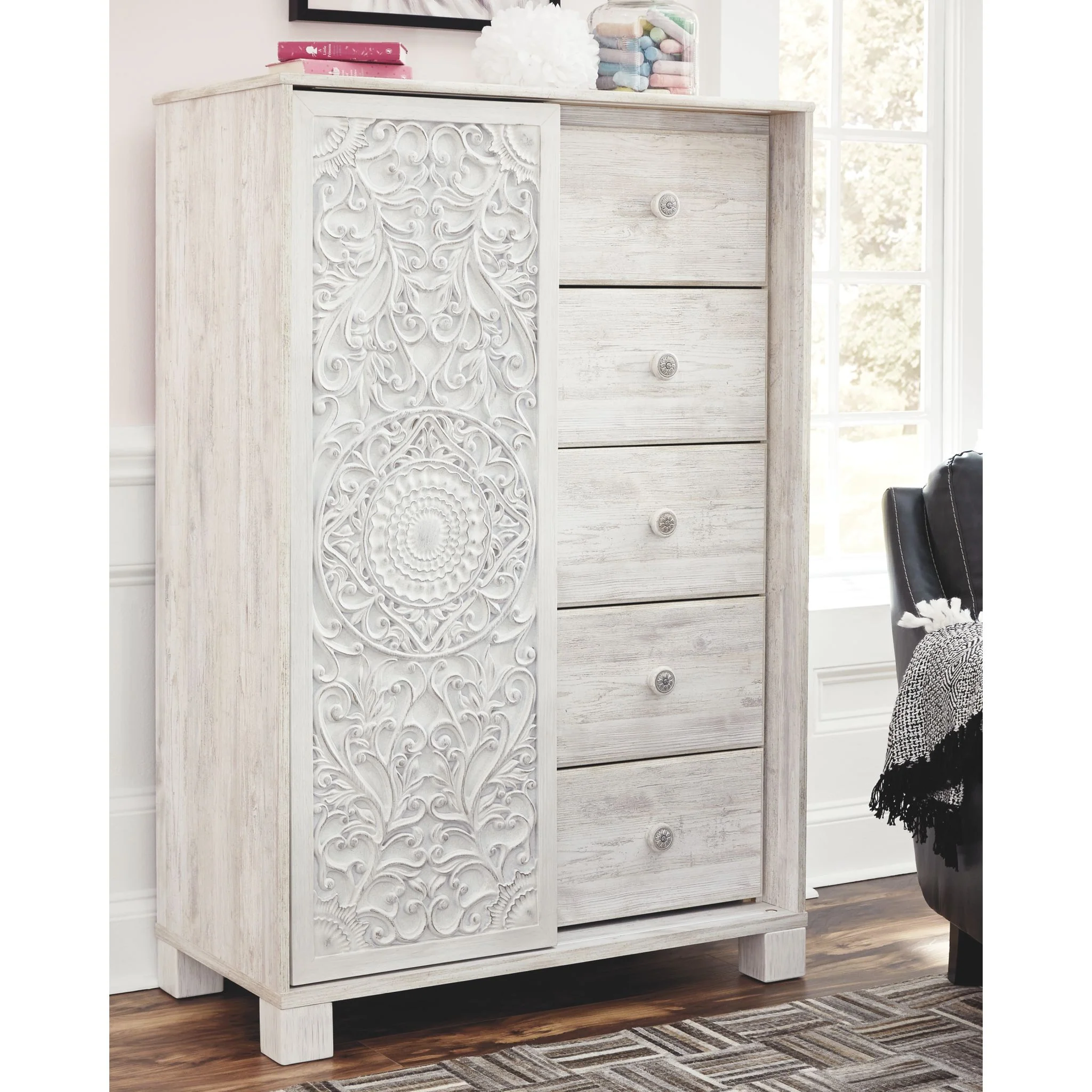 Paxberry Chest - White Wash - Image 2