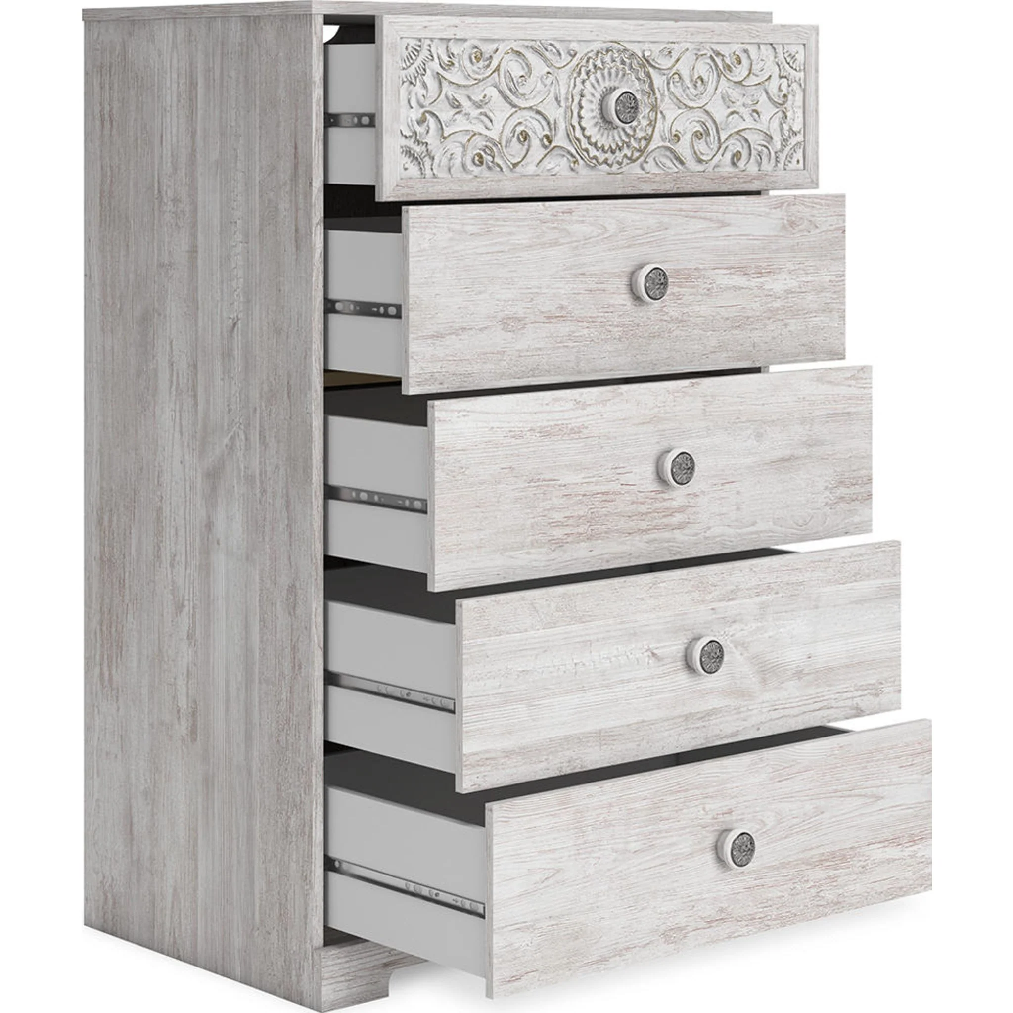 Paxberry Chest - Whitewash - Image 4