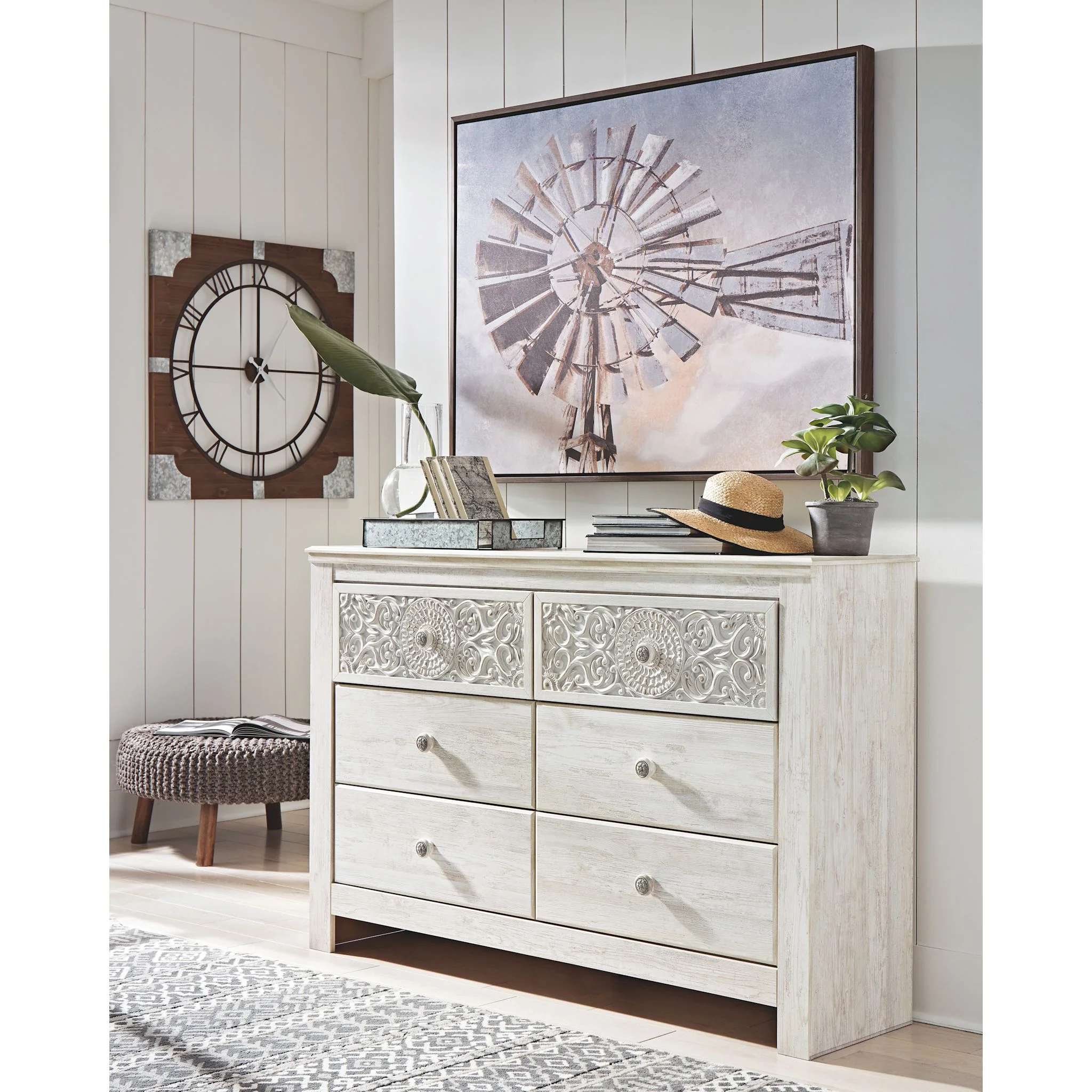 Paxberry Dresser - Whitewash - Image 2