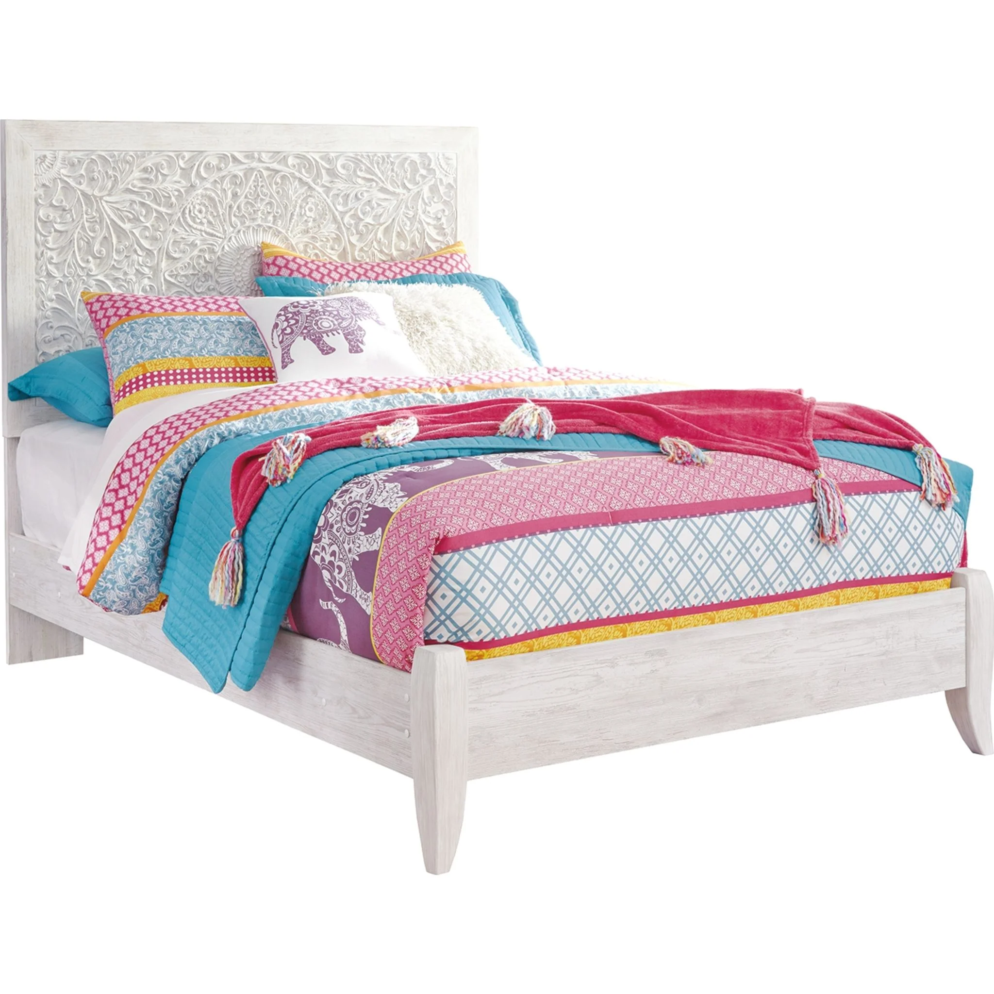 Paxberry Full Panel Bed - White - Image 5