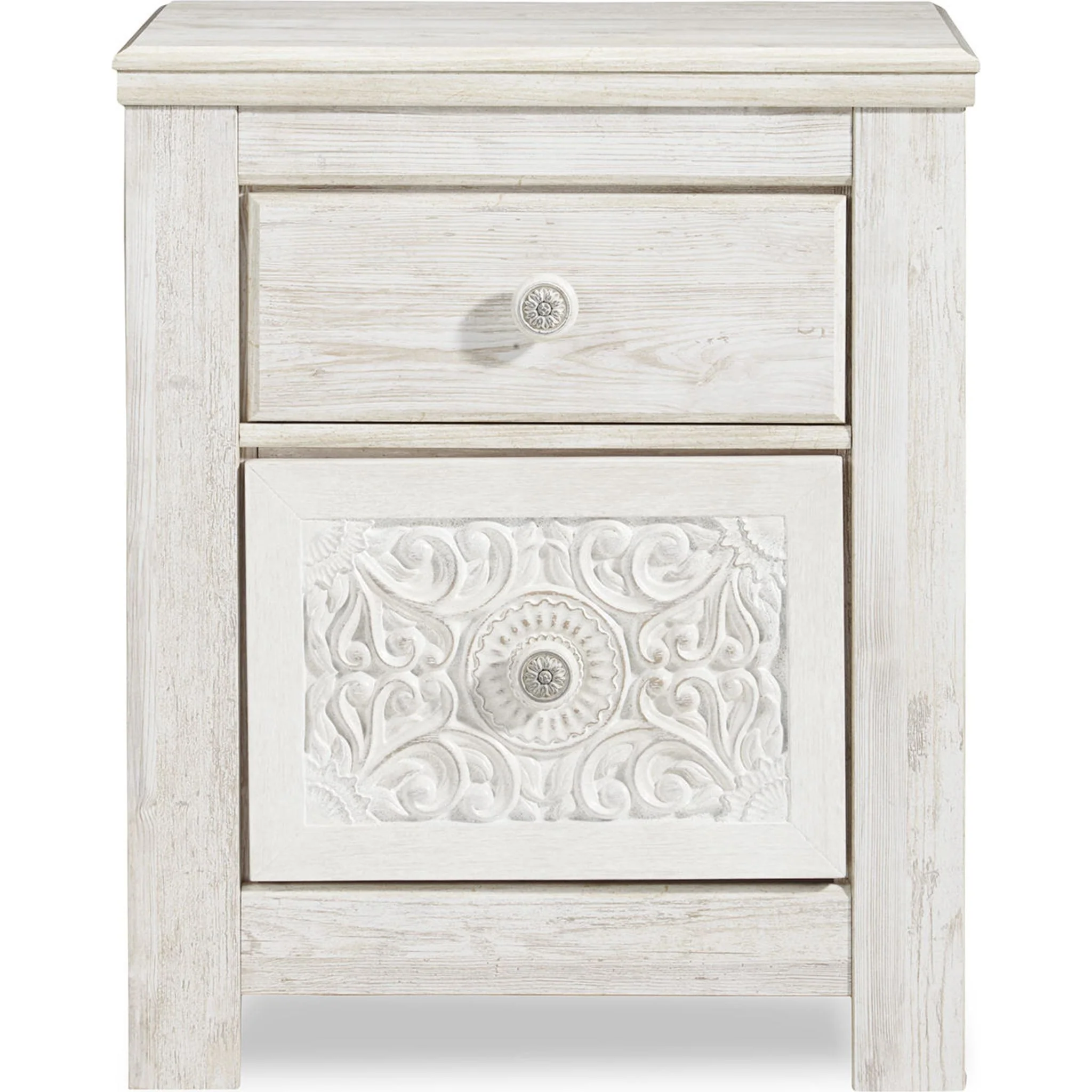 Paxberry Nightstand - White Wash - Image 23
