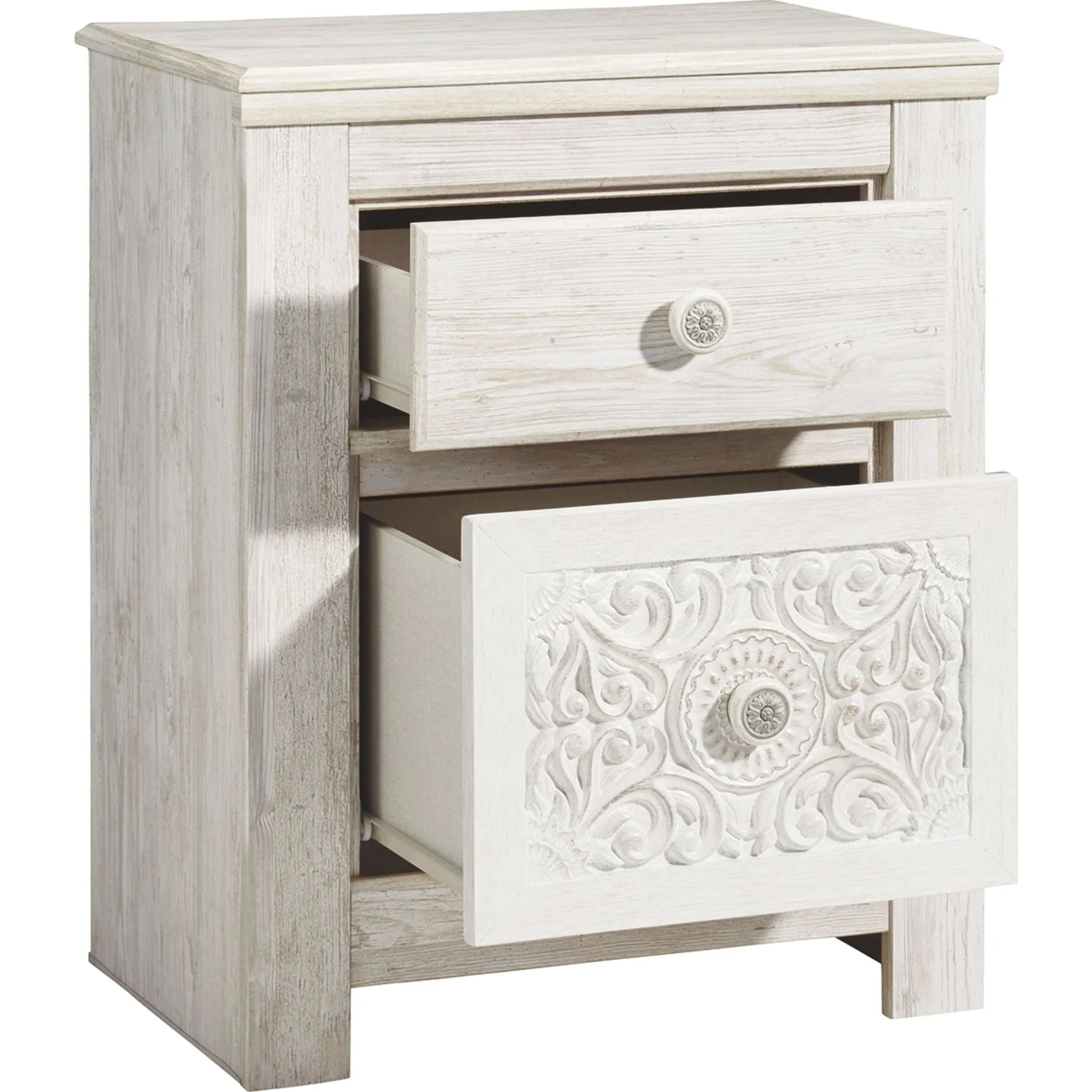 Paxberry Nightstand - White Wash - Image 4