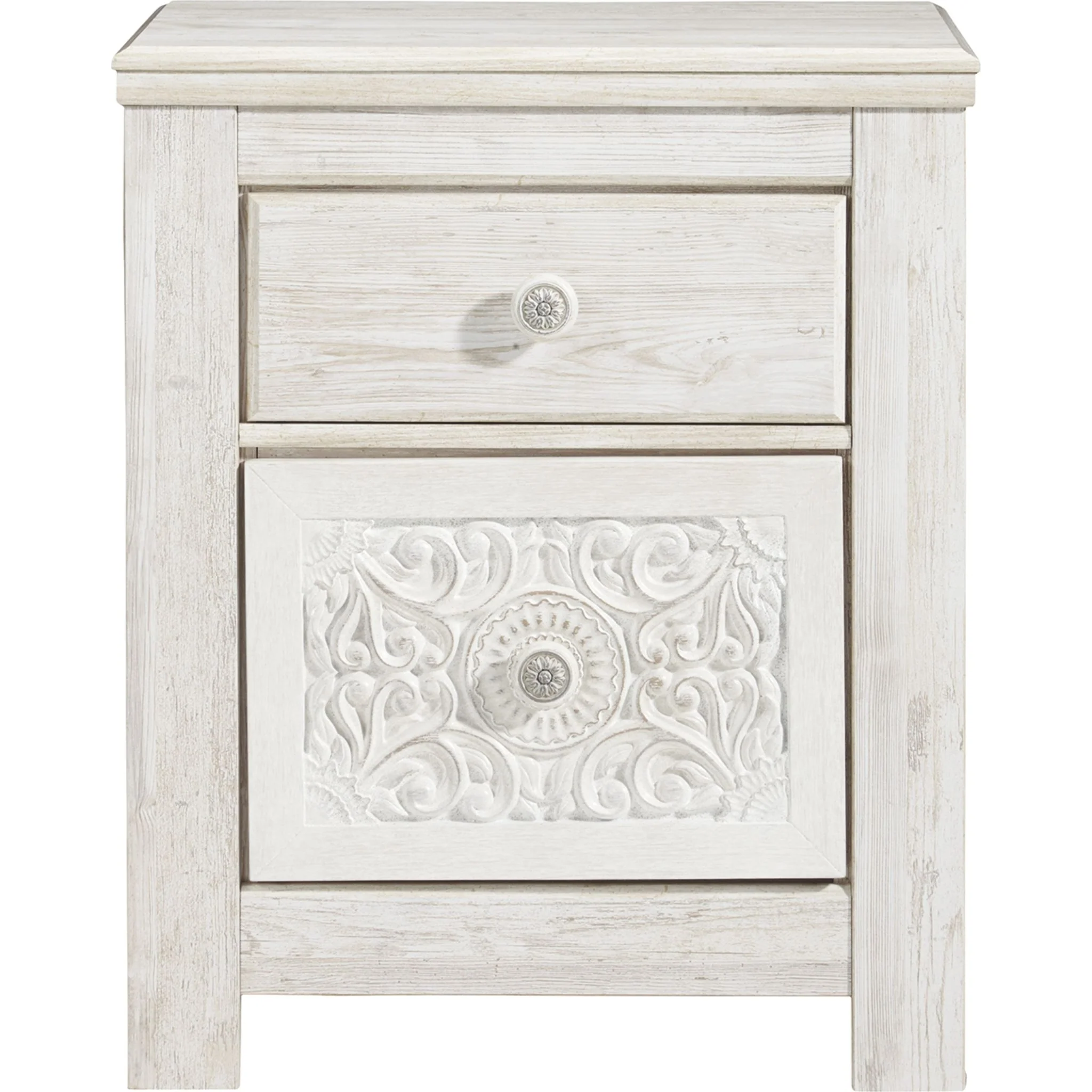 Paxberry Nightstand - White Wash - Image 5