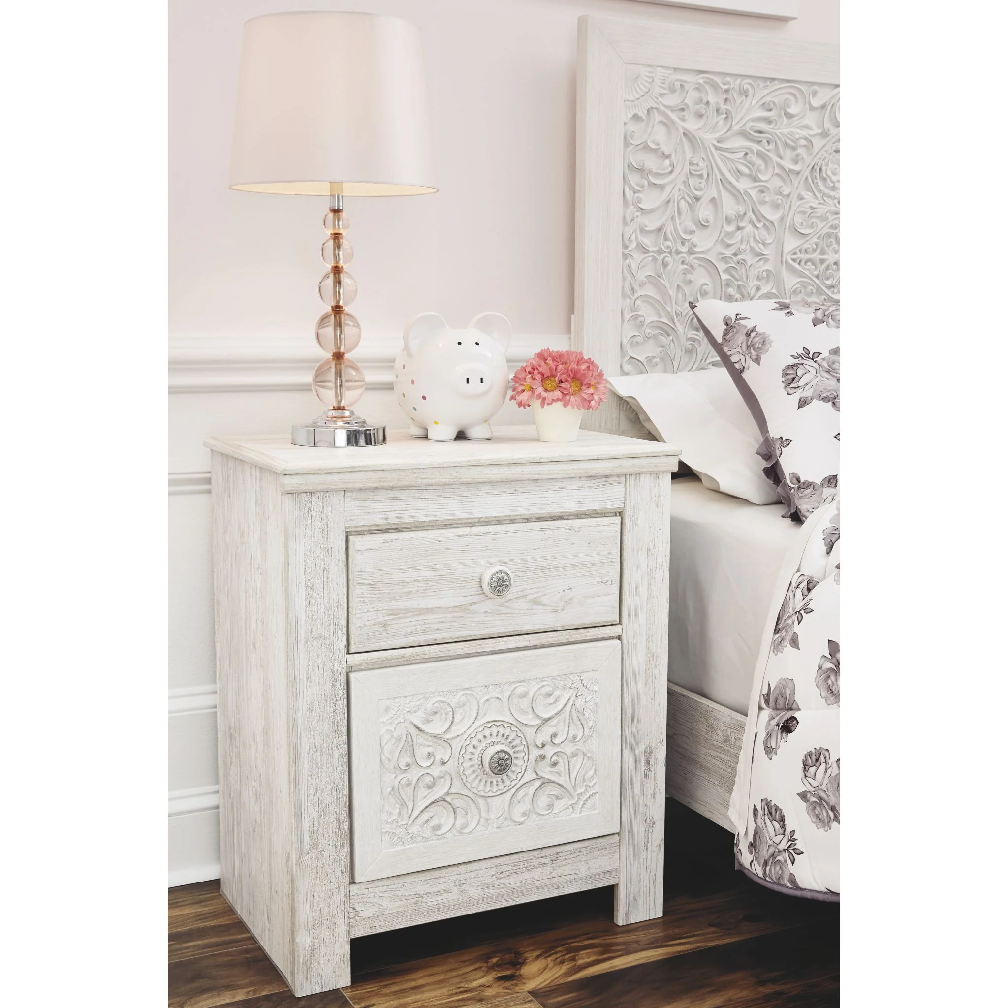 Paxberry Nightstand - White Wash - Image 7