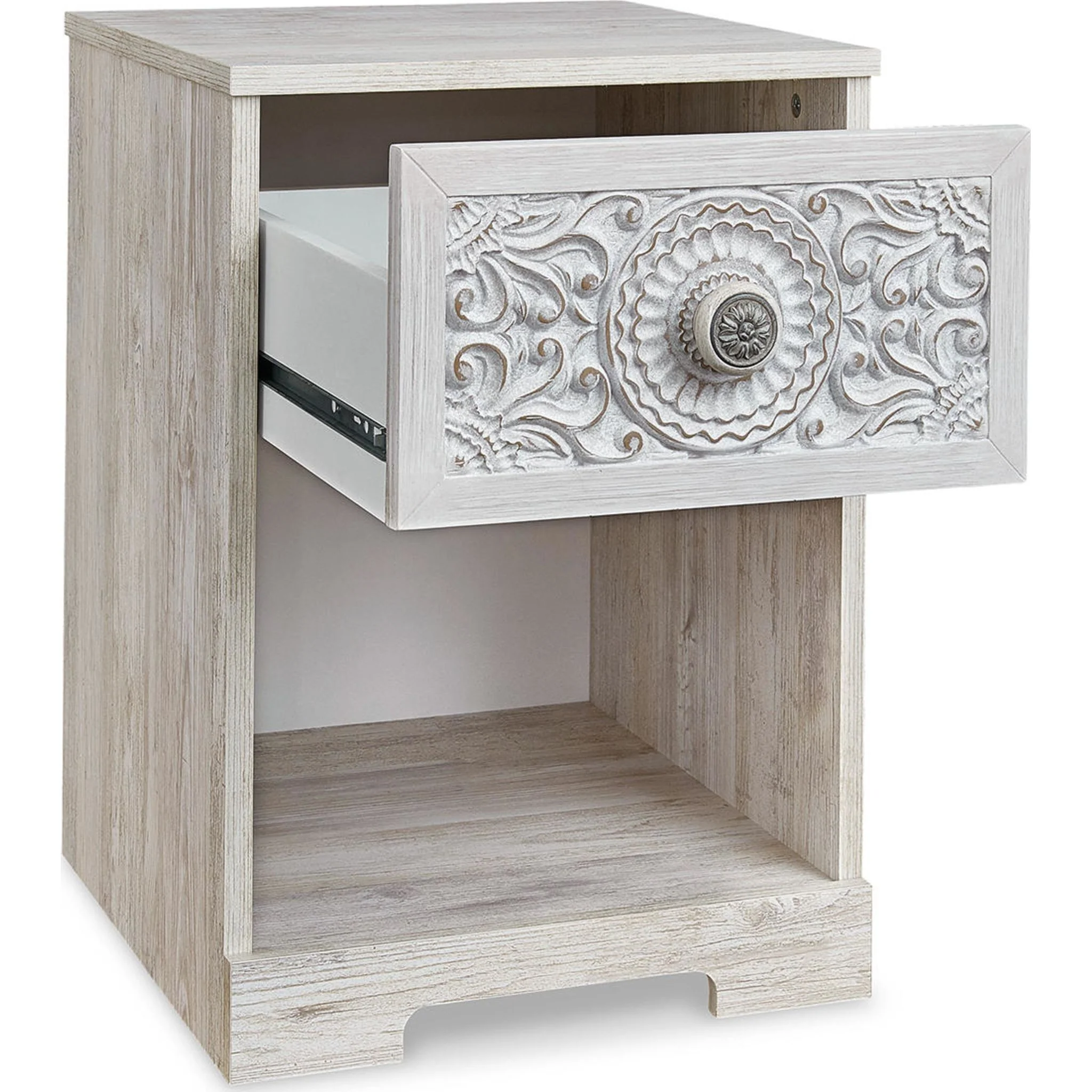 Paxberry Nightstand - Whitewash - Image 10