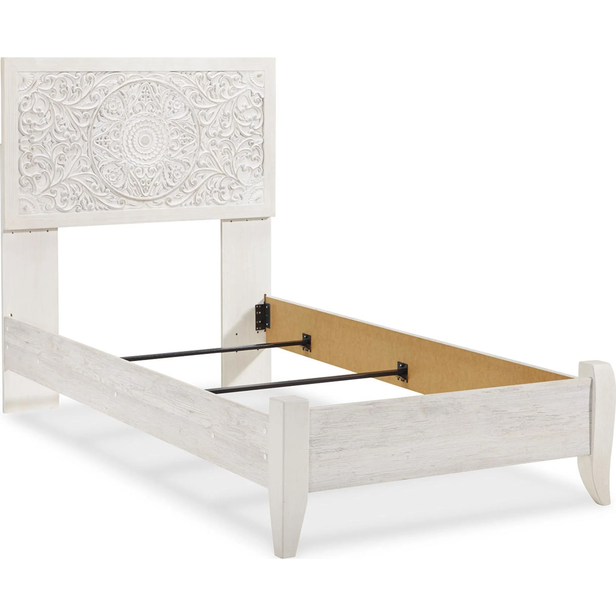 Paxberry Twin Bed - Whitewash - Image 13
