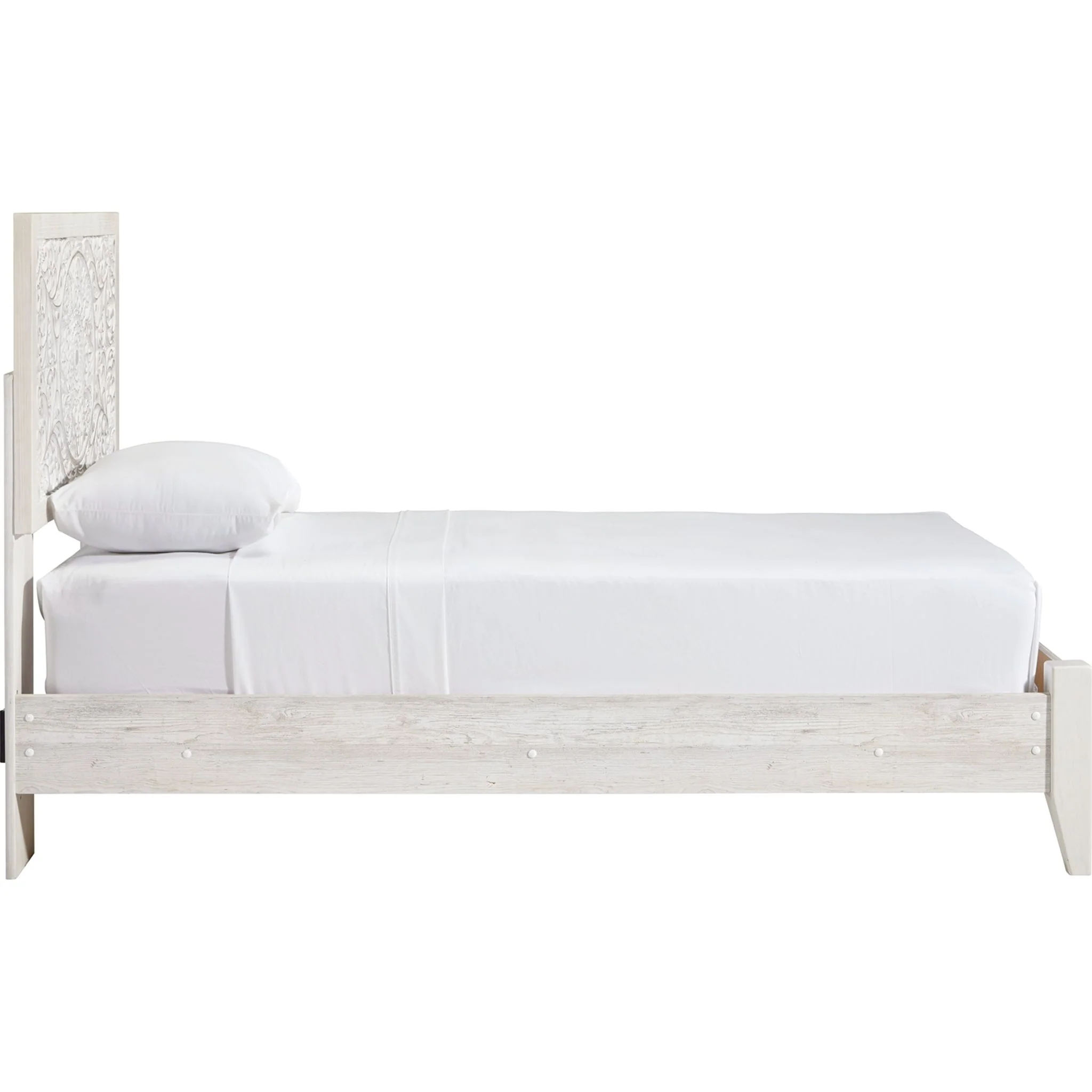 Paxberry Twin Bed - Whitewash - Image 5