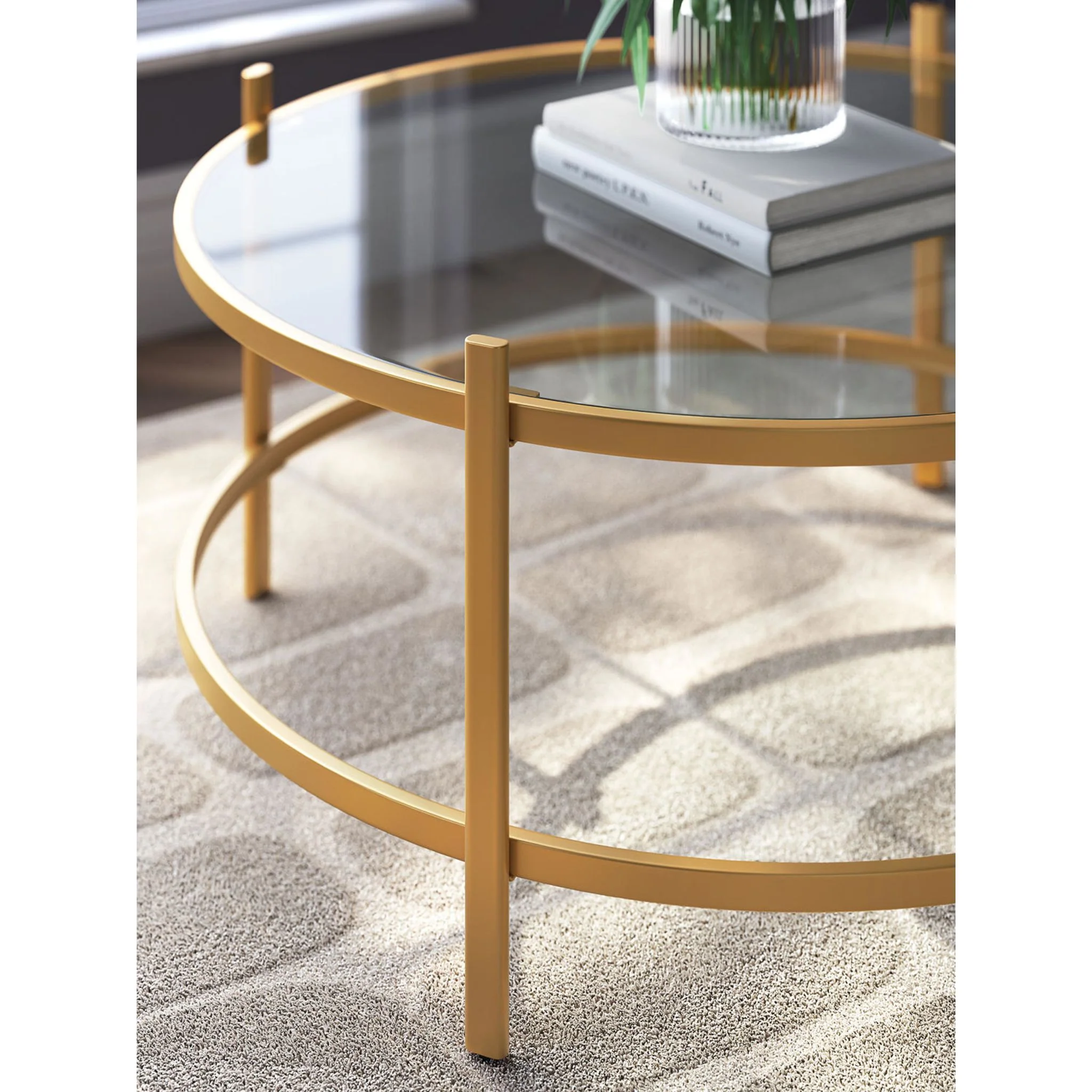 Pearlox 3 Pack Tables - Gold - Image 3
