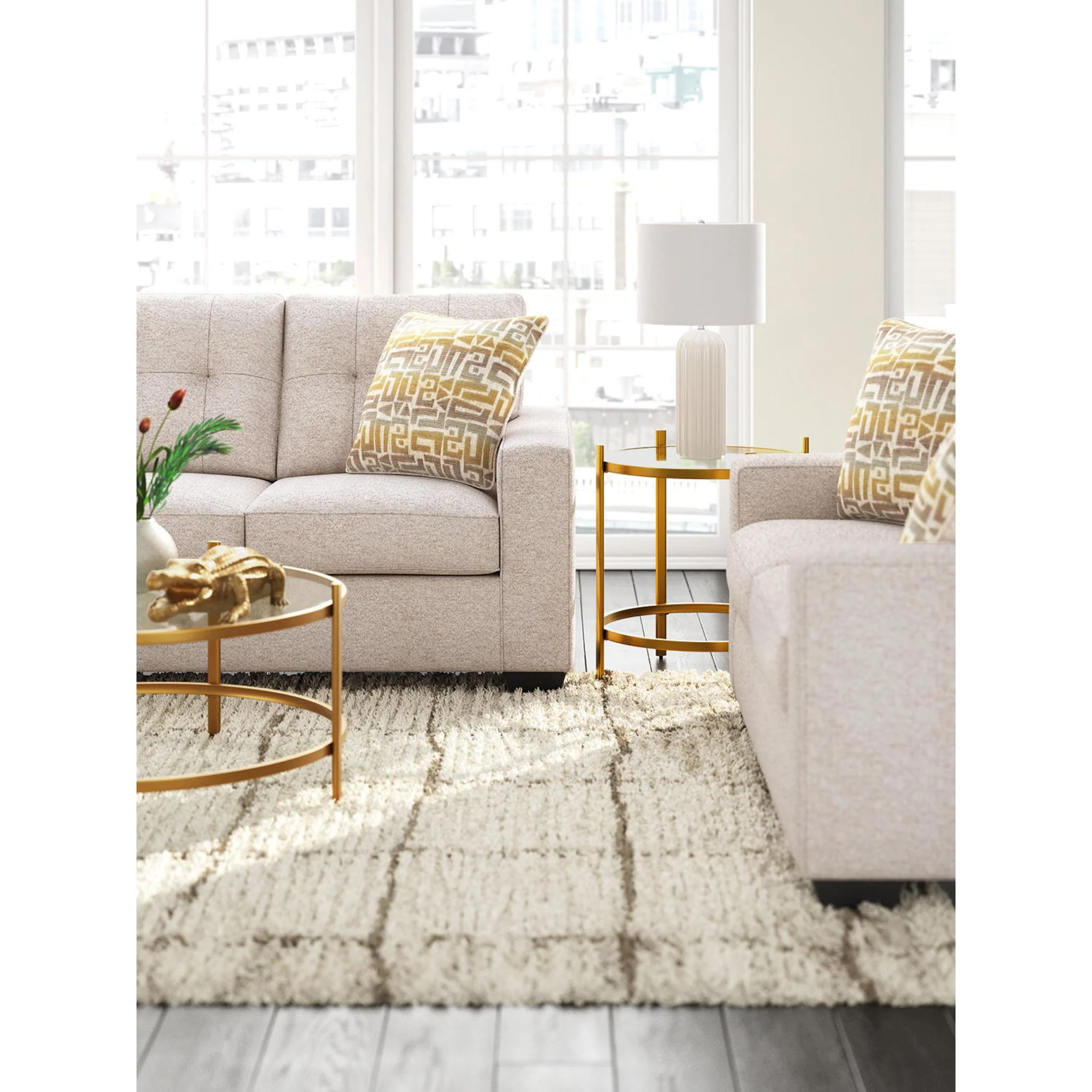 Pearlox 3 Pack Tables - Gold - Image 5