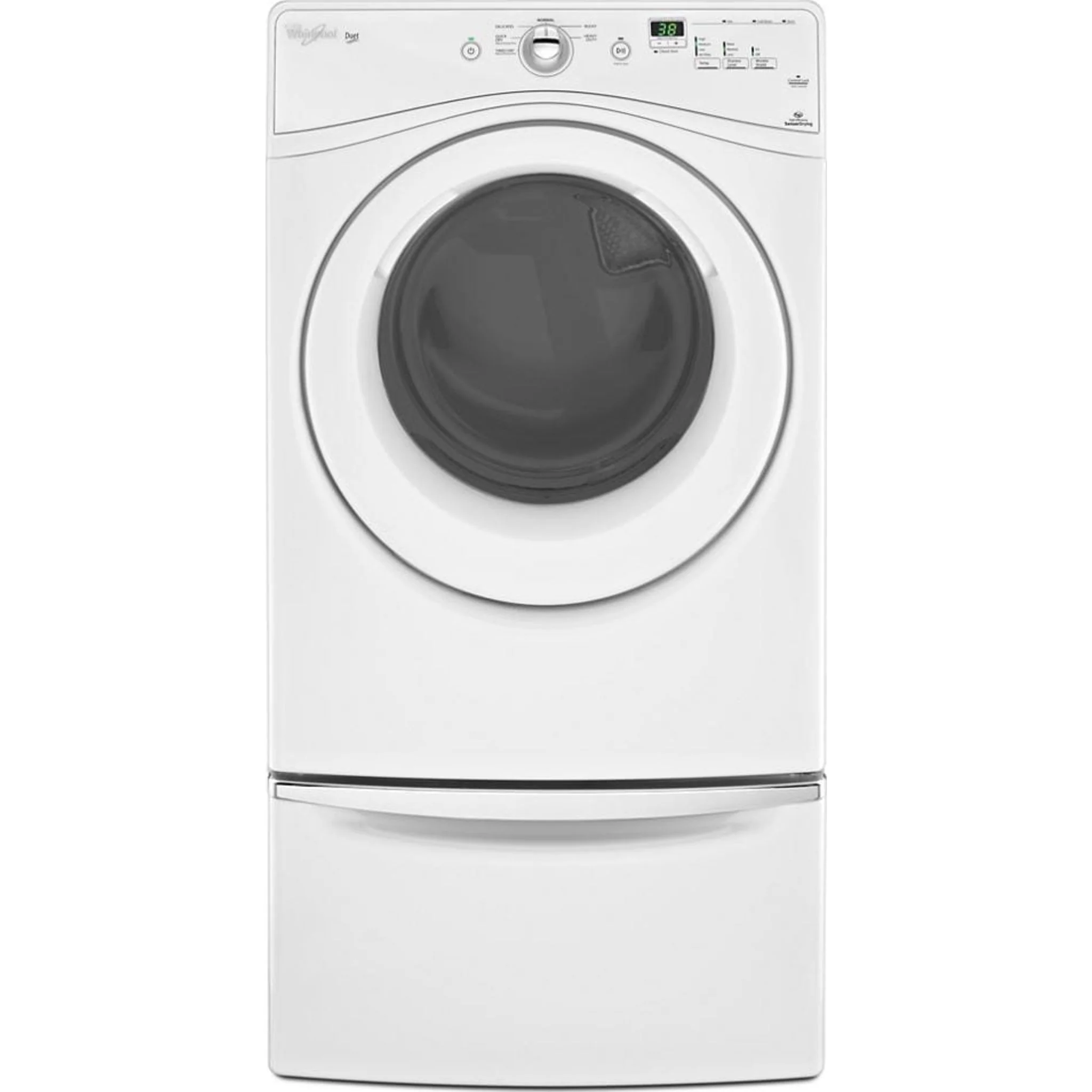 Whirlpool 15.5" (39.4 cm) Pedestal for Front Load Washer and Dryer with Storage -White with Chrome (XHPC155XW) - Image 102