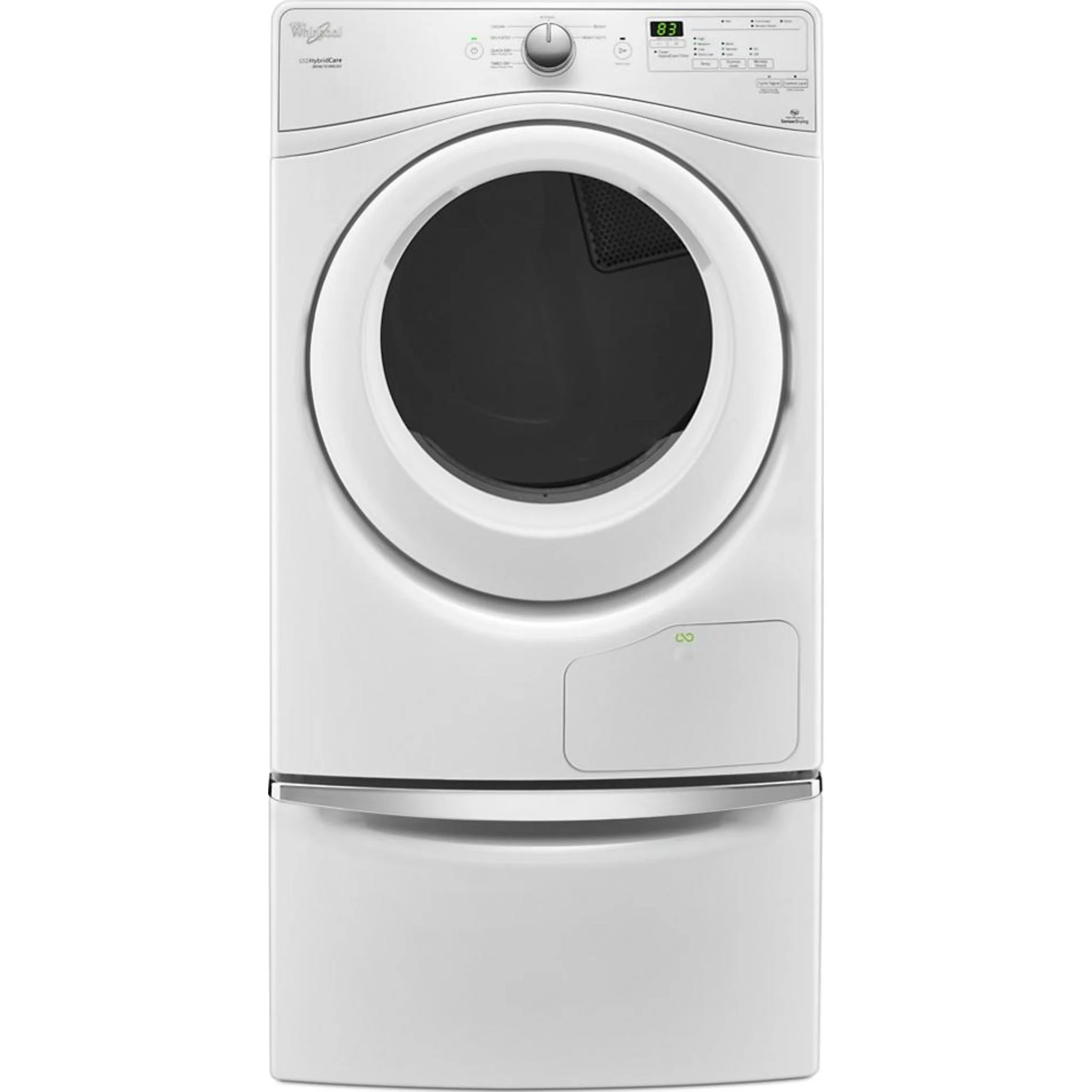 Whirlpool 15.5" (39.4 cm) Pedestal for Front Load Washer and Dryer with Storage -White with Chrome (XHPC155XW) - Image 124