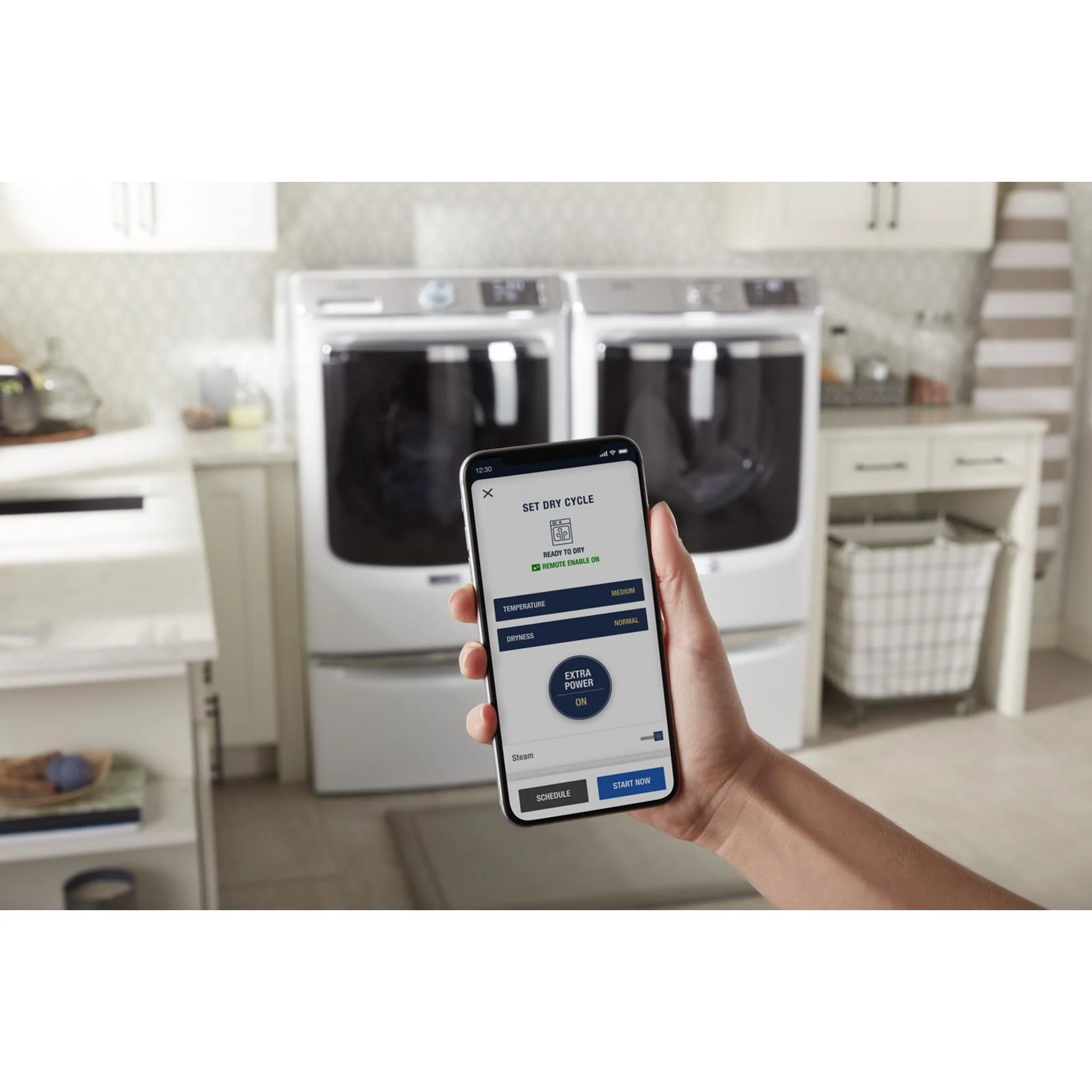 Whirlpool 15.5" (39.4 cm) Pedestal for Front Load Washer and Dryer with Storage -White with Chrome (XHPC155XW) - Image 141