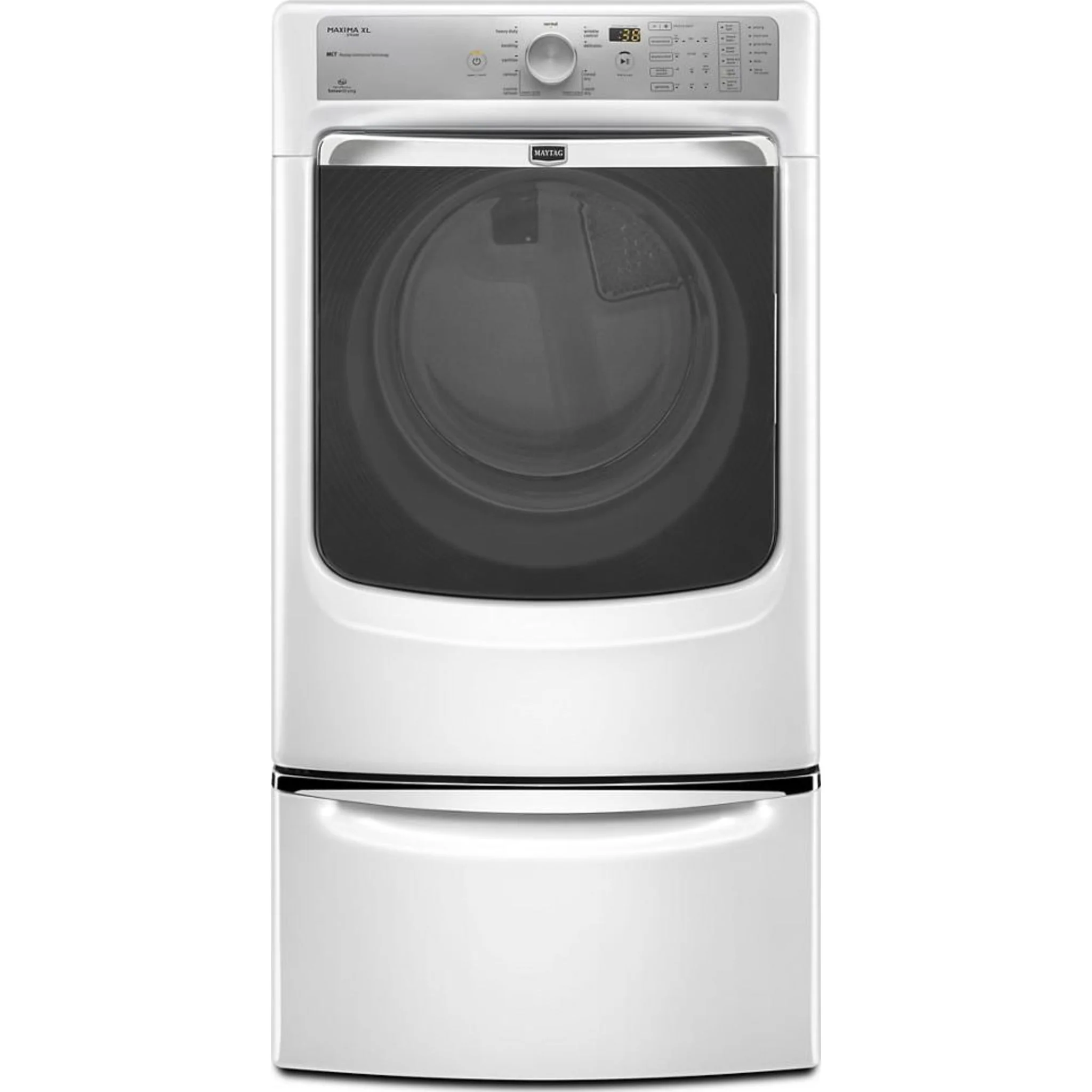 Whirlpool 15.5" (39.4 cm) Pedestal for Front Load Washer and Dryer with Storage -White with Chrome (XHPC155XW) - Image 143