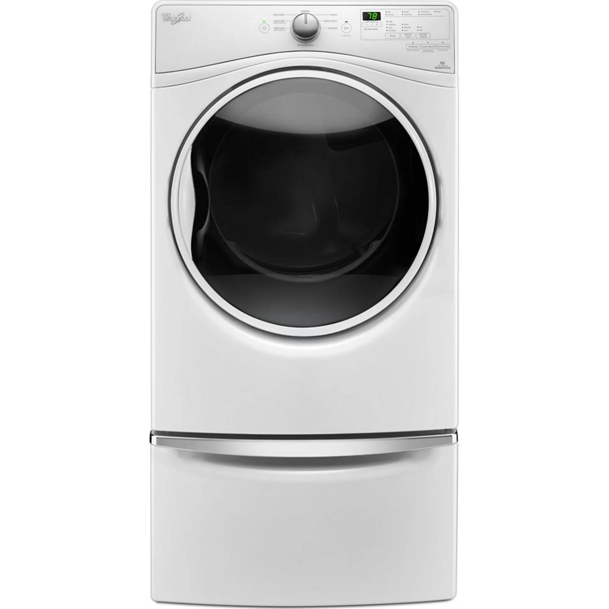 Whirlpool 15.5" (39.4 cm) Pedestal for Front Load Washer and Dryer with Storage -White with Chrome (XHPC155XW) - Image 144