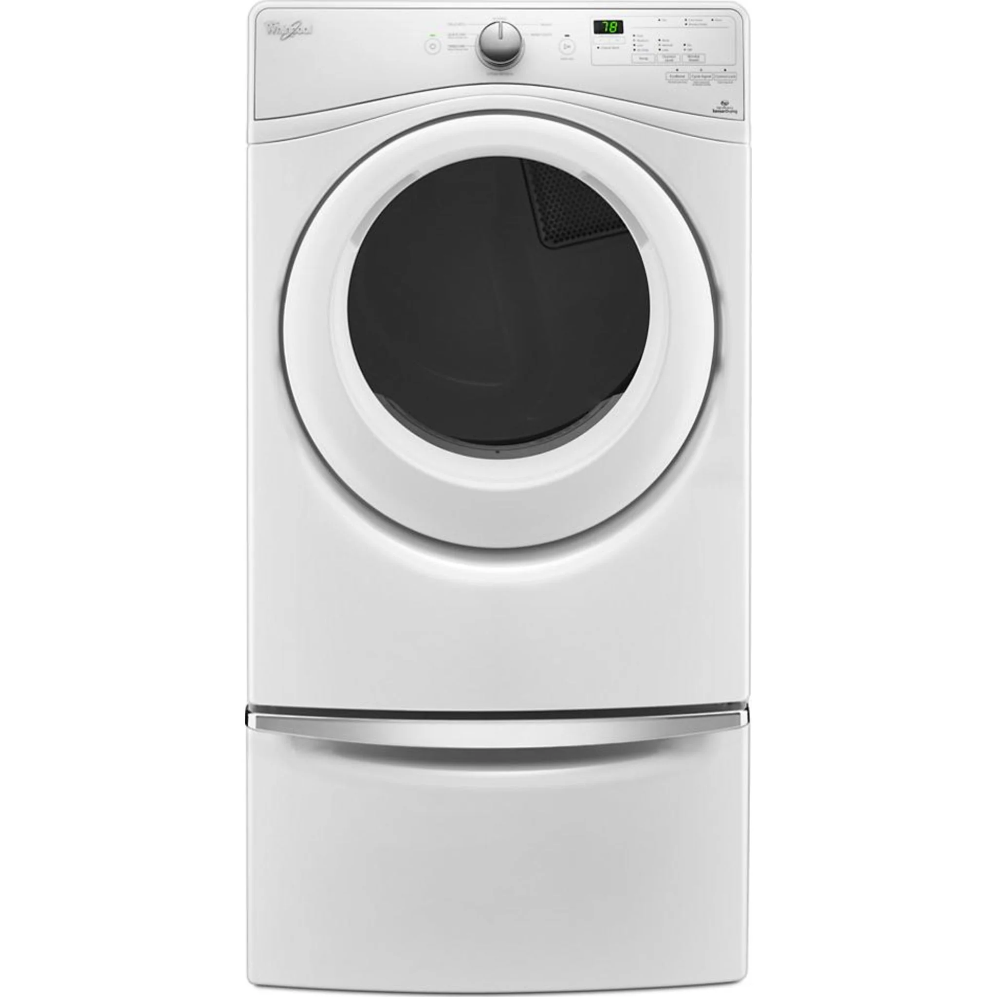 Whirlpool 15.5" (39.4 cm) Pedestal for Front Load Washer and Dryer with Storage -White with Chrome (XHPC155XW) - Image 15