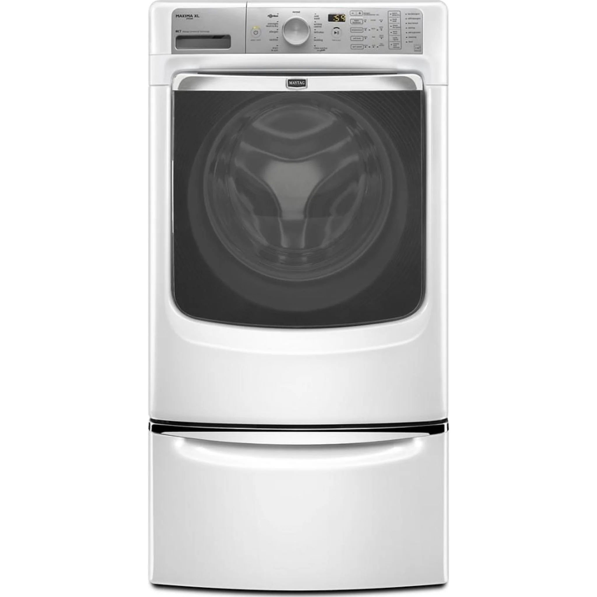 Whirlpool 15.5" (39.4 cm) Pedestal for Front Load Washer and Dryer with Storage -White with Chrome (XHPC155XW) - Image 18