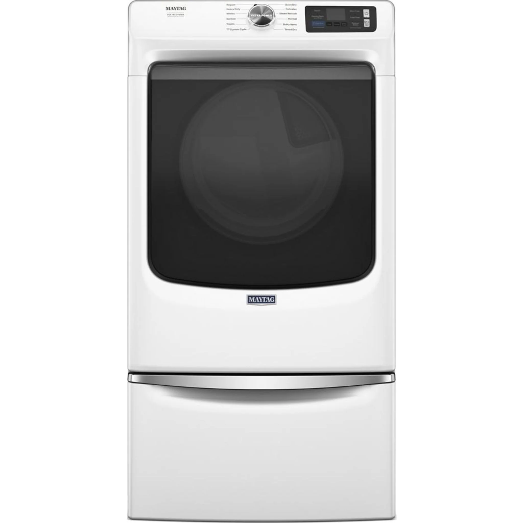 Whirlpool 15.5" (39.4 cm) Pedestal for Front Load Washer and Dryer with Storage -White with Chrome (XHPC155XW) - Image 21