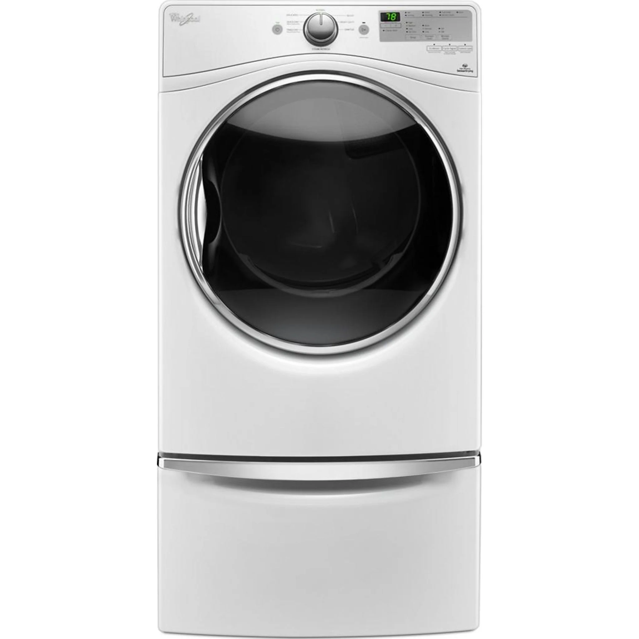 Whirlpool 15.5" (39.4 cm) Pedestal for Front Load Washer and Dryer with Storage -White with Chrome (XHPC155XW) - Image 27