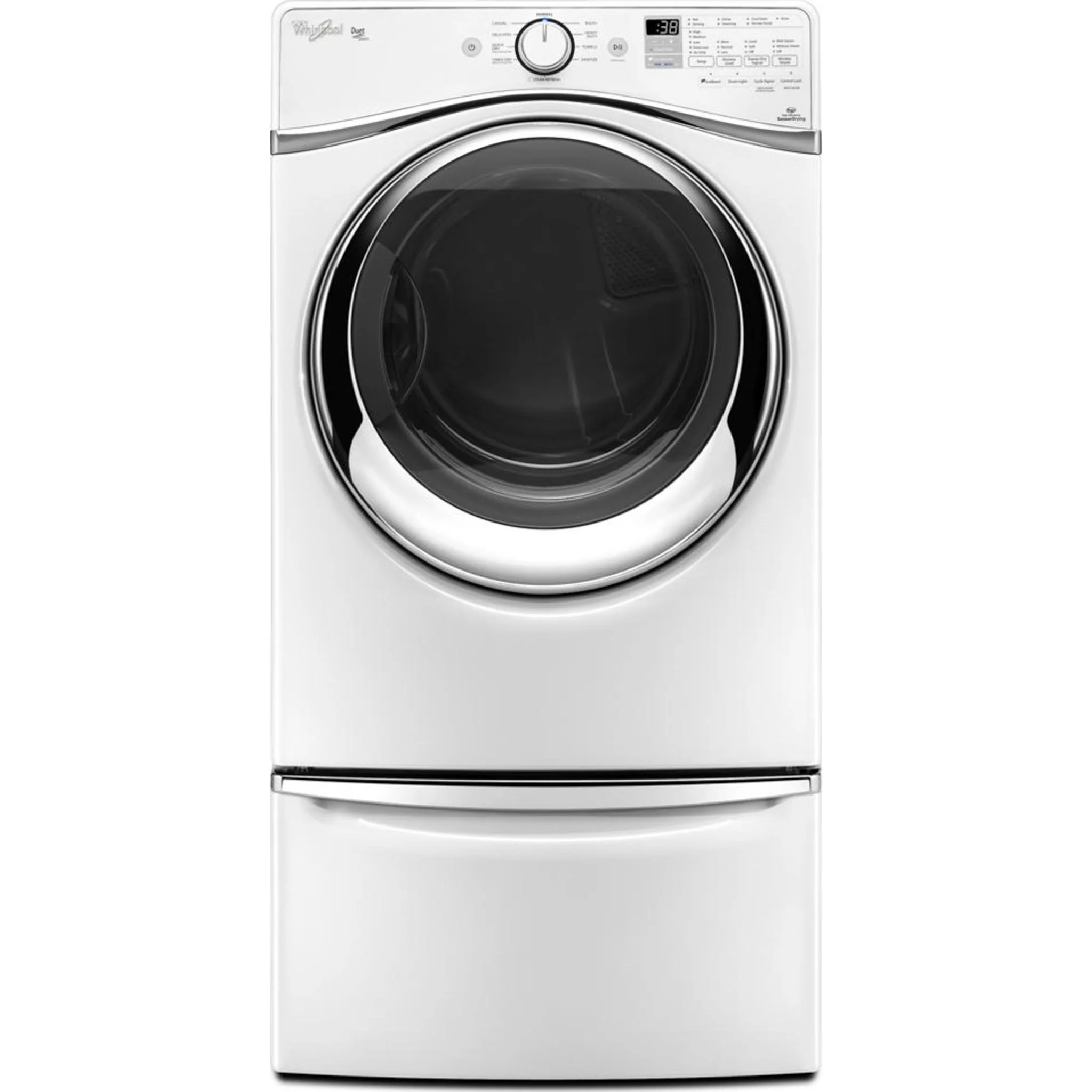 Whirlpool 15.5" (39.4 cm) Pedestal for Front Load Washer and Dryer with Storage -White with Chrome (XHPC155XW) - Image 33