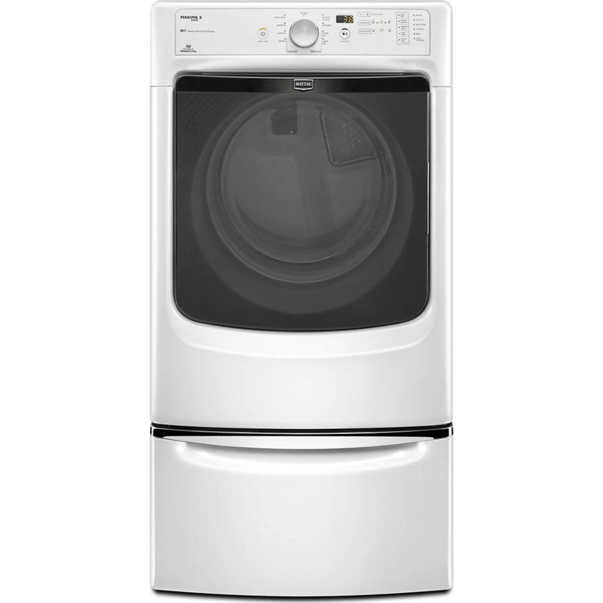 Whirlpool 15.5" (39.4 cm) Pedestal for Front Load Washer and Dryer with Storage -White with Chrome (XHPC155XW) - Image 35