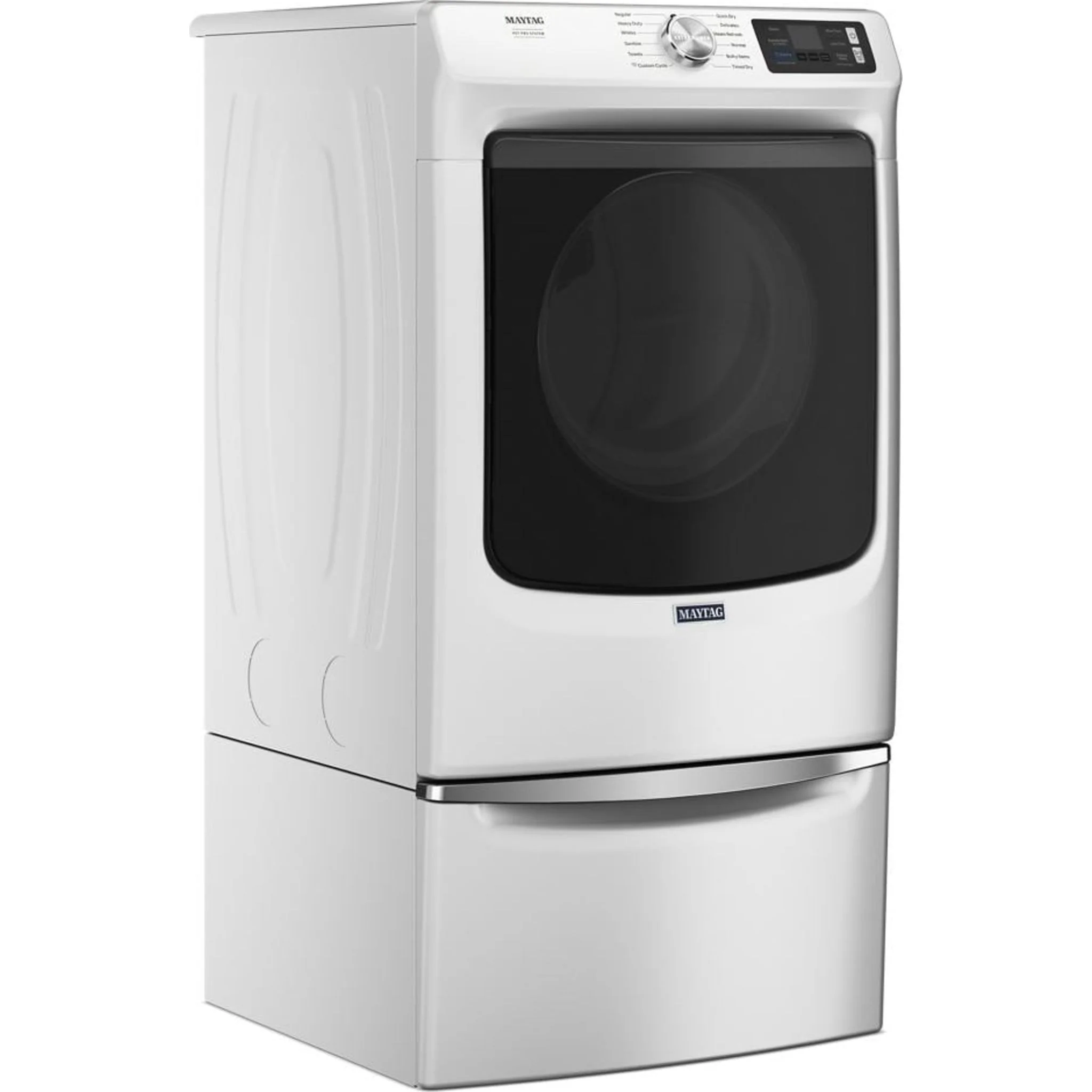 Whirlpool 15.5" (39.4 cm) Pedestal for Front Load Washer and Dryer with Storage -White with Chrome (XHPC155XW) - Image 37