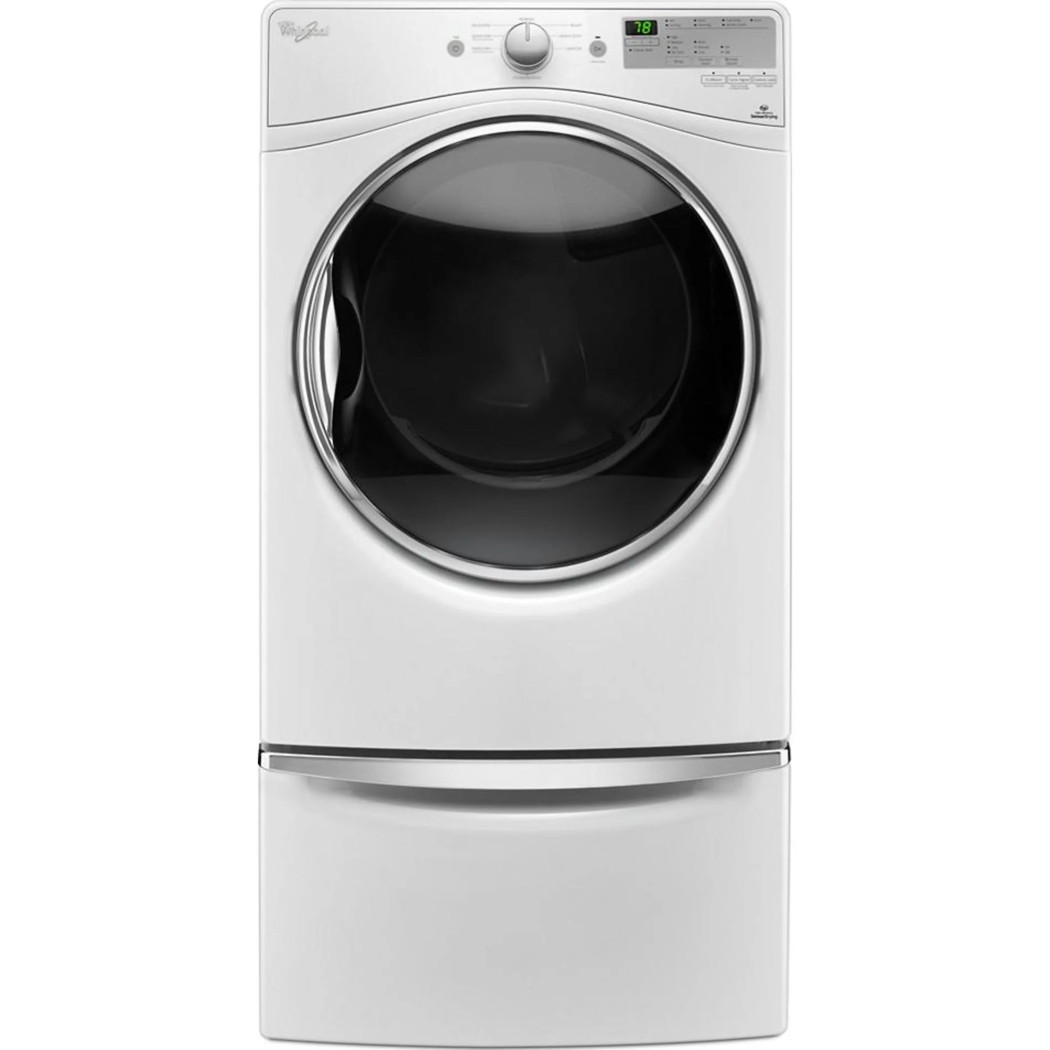 Whirlpool 15.5" (39.4 cm) Pedestal for Front Load Washer and Dryer with Storage -White with Chrome (XHPC155XW) - Image 39