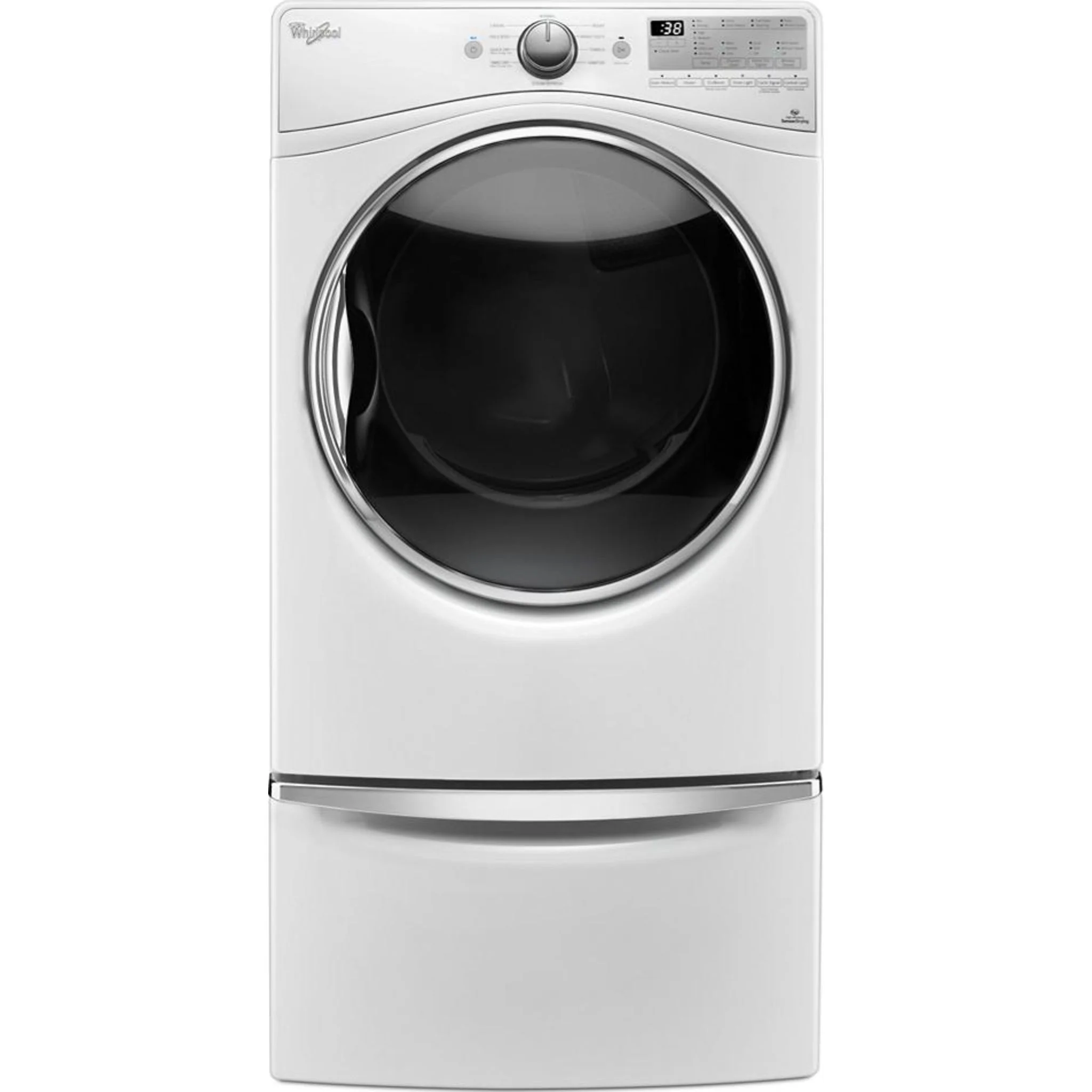 Whirlpool 15.5" (39.4 cm) Pedestal for Front Load Washer and Dryer with Storage -White with Chrome (XHPC155XW) - Image 52