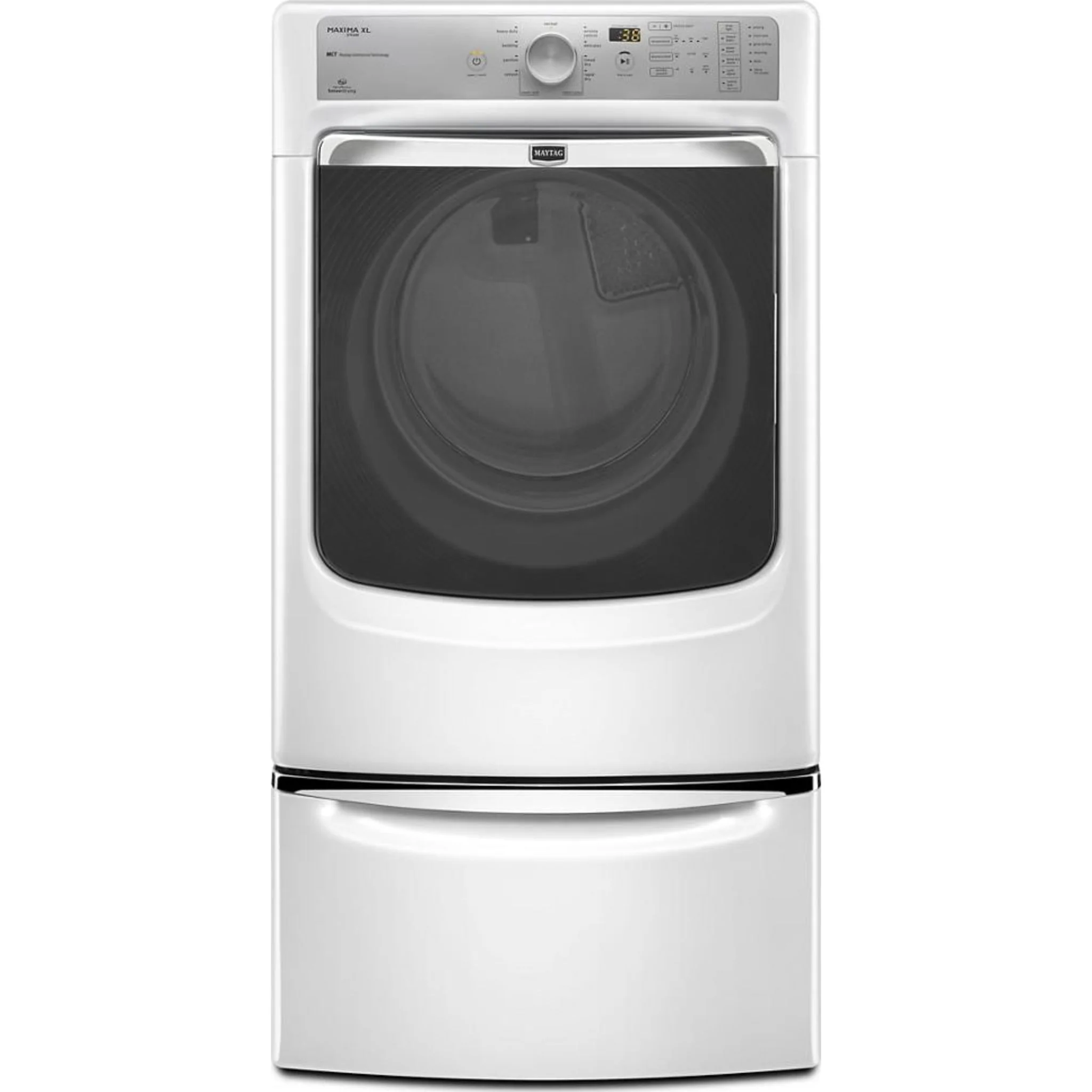 Whirlpool 15.5" (39.4 cm) Pedestal for Front Load Washer and Dryer with Storage -White with Chrome (XHPC155XW) - Image 55