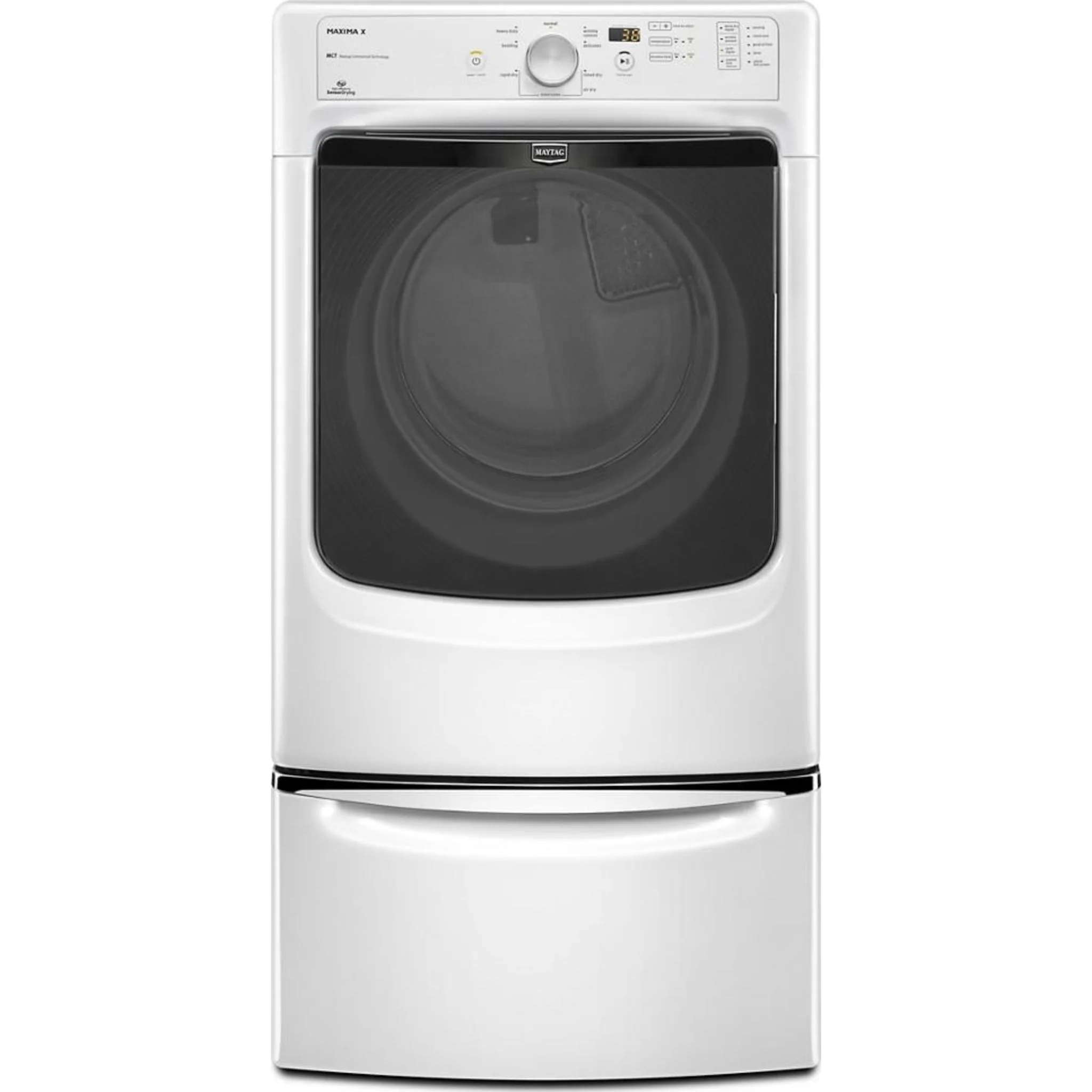 Whirlpool 15.5" (39.4 cm) Pedestal for Front Load Washer and Dryer with Storage -White with Chrome (XHPC155XW) - Image 68