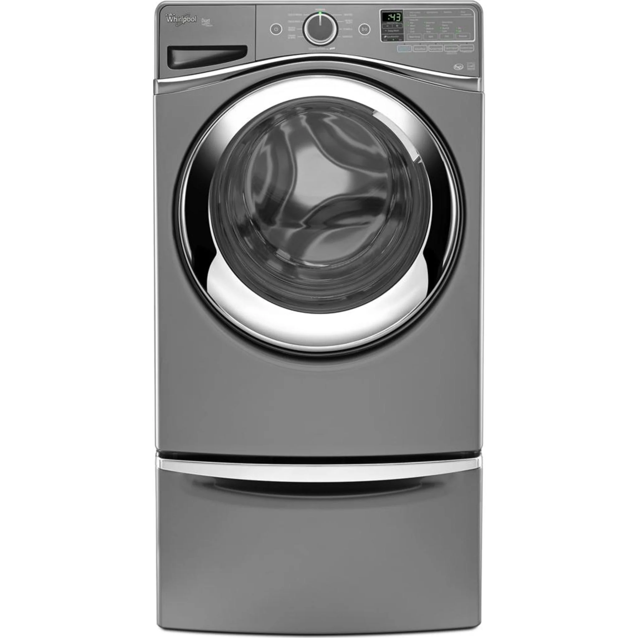 Whirlpool 15.5" (39.4 cm) Pedestal for Front Load Washer and Dryer with Storage -Chrome Shadow (XHPC155YC) - Image 25