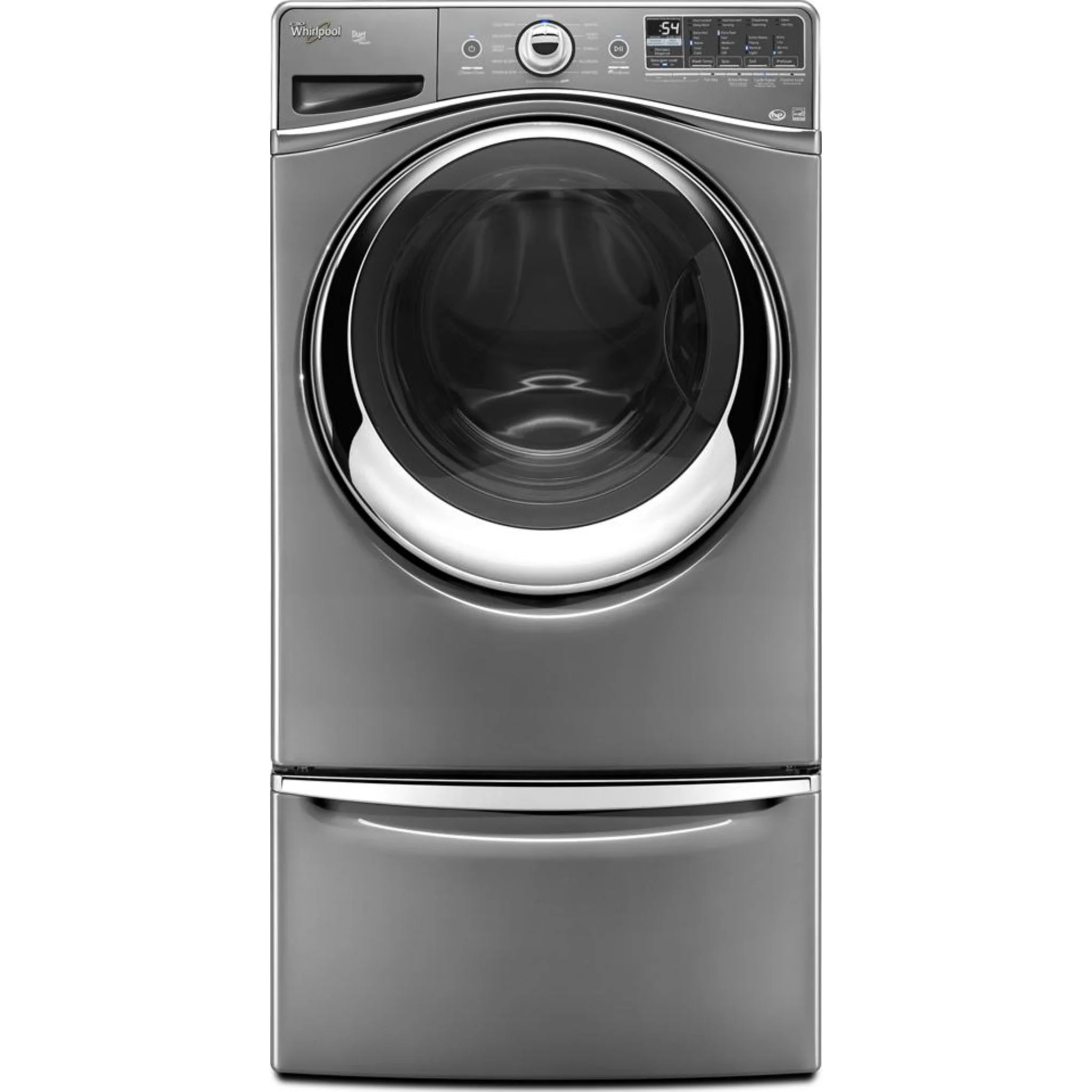 Whirlpool 15.5" (39.4 cm) Pedestal for Front Load Washer and Dryer with Storage -Chrome Shadow (XHPC155YC) - Image 46