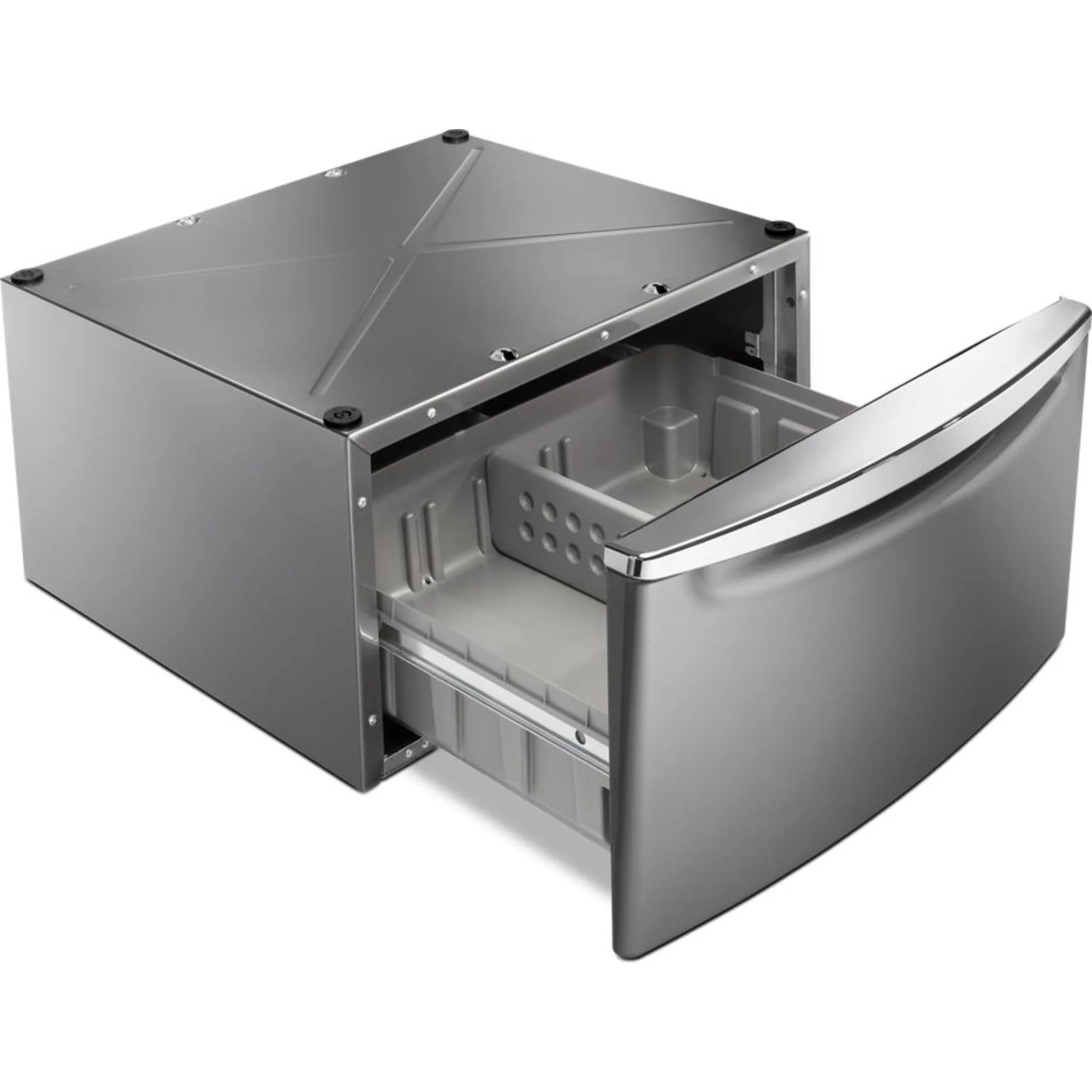 Whirlpool 15.5" (39.4 cm) Pedestal for Front Load Washer and Dryer with Storage -Chrome Shadow (XHPC155YC) - Image 62