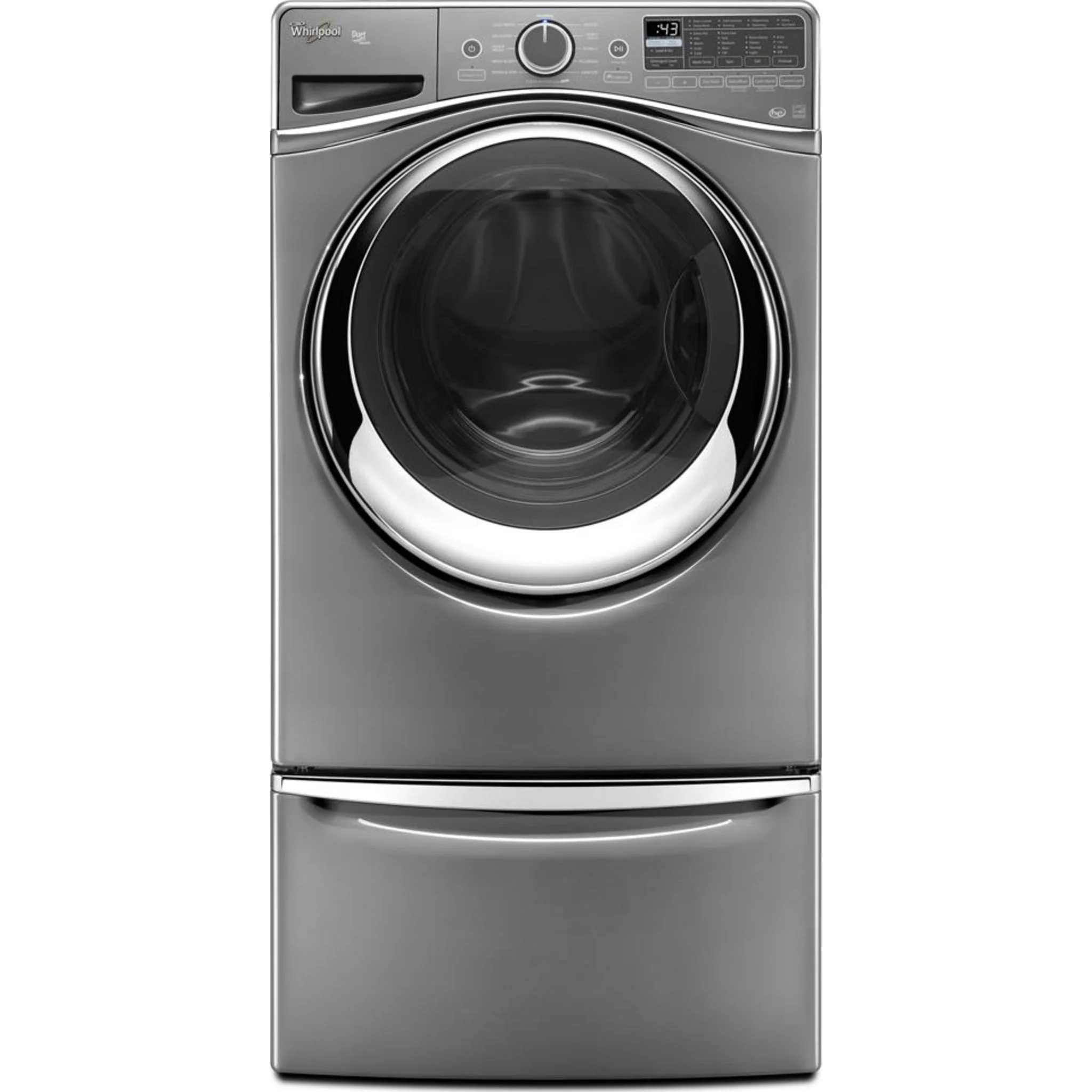 Whirlpool 15.5" (39.4 cm) Pedestal for Front Load Washer and Dryer with Storage -Chrome Shadow (XHPC155YC) - Image 72