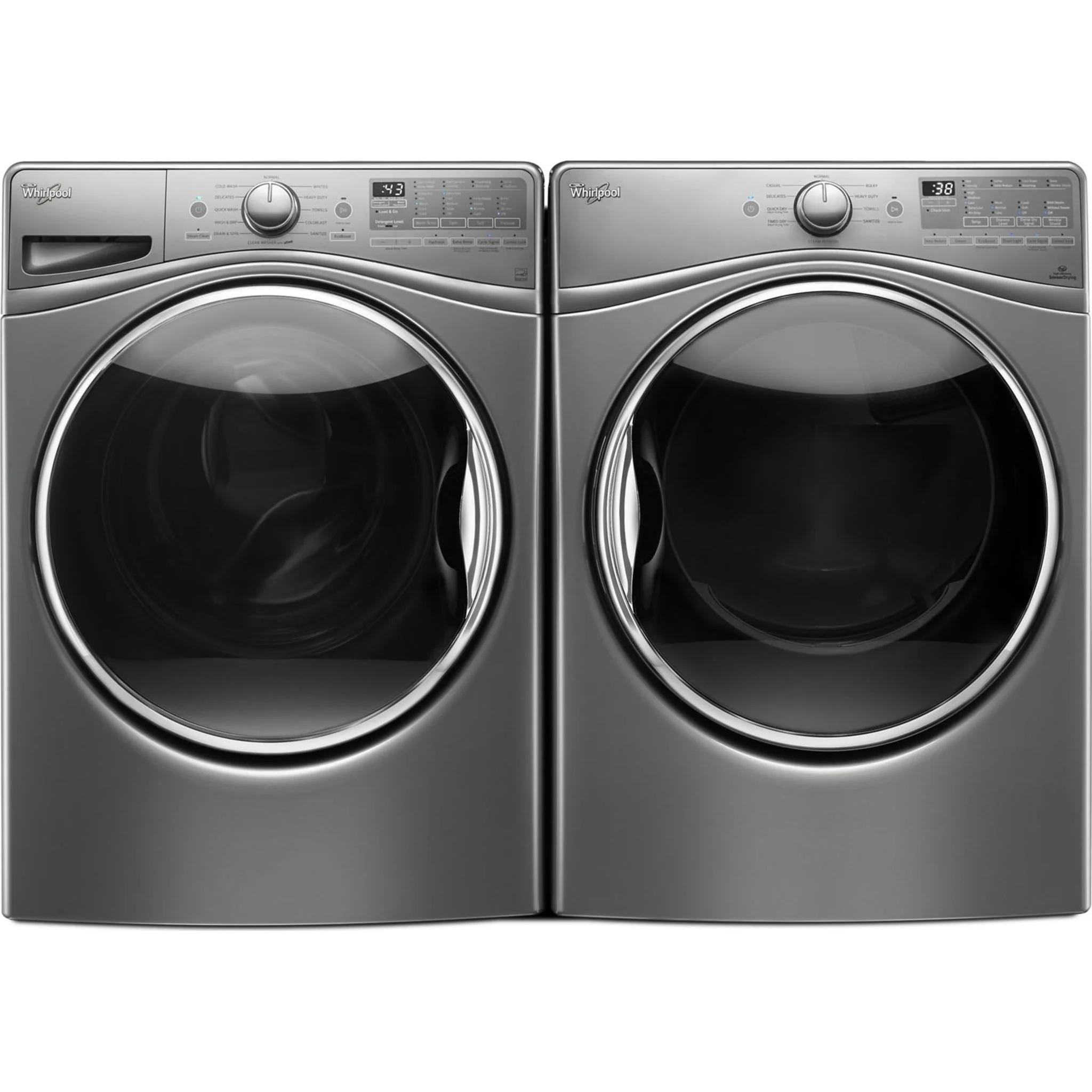 Whirlpool 15.5" (39.4 cm) Pedestal for Front Load Washer and Dryer with Storage -Chrome Shadow (XHPC155YC) - Image 8