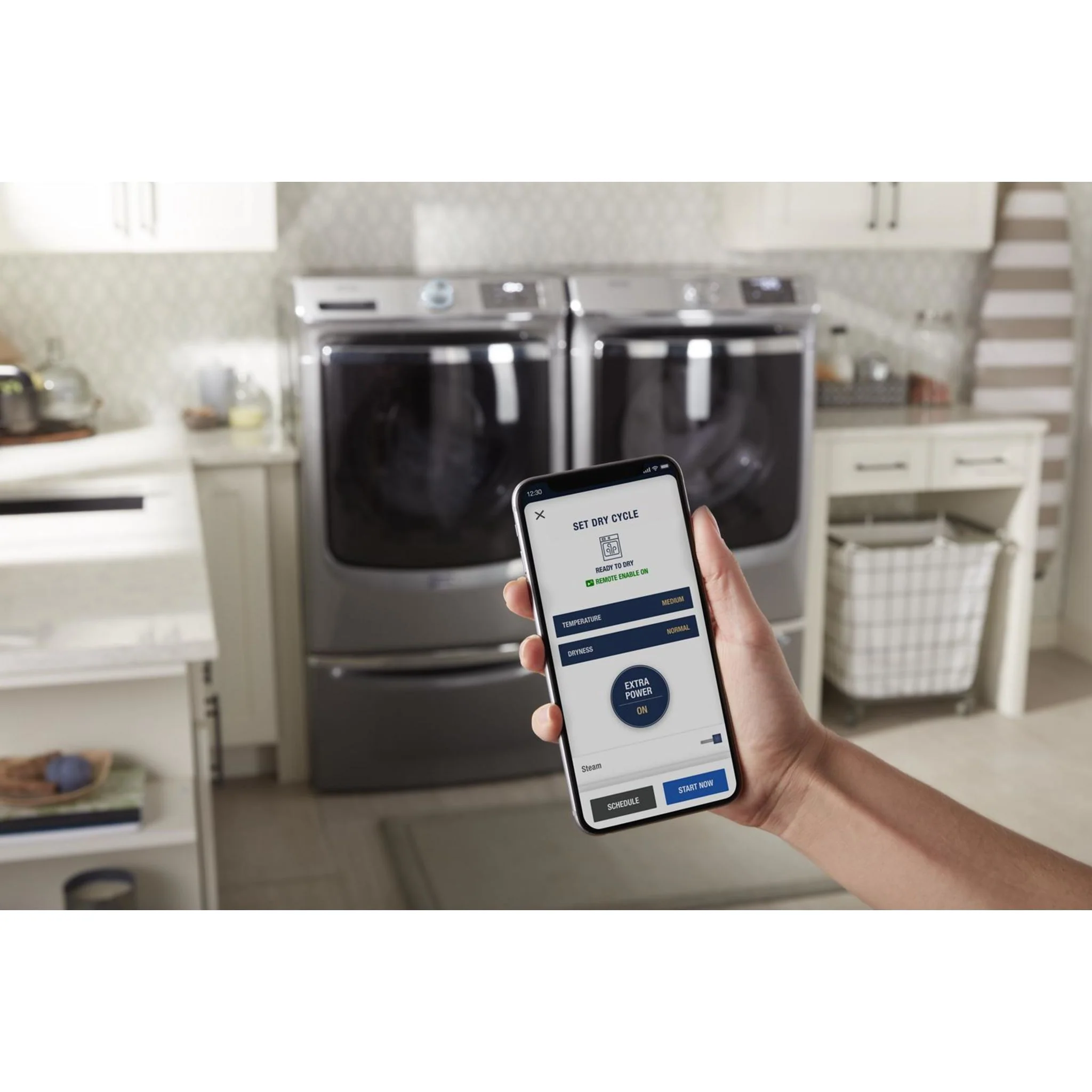 Whirlpool 15.5" (39.4 cm) Pedestal for Front Load Washer and Dryer with Storage -Chrome Shadow (XHPC155YC) - Image 81
