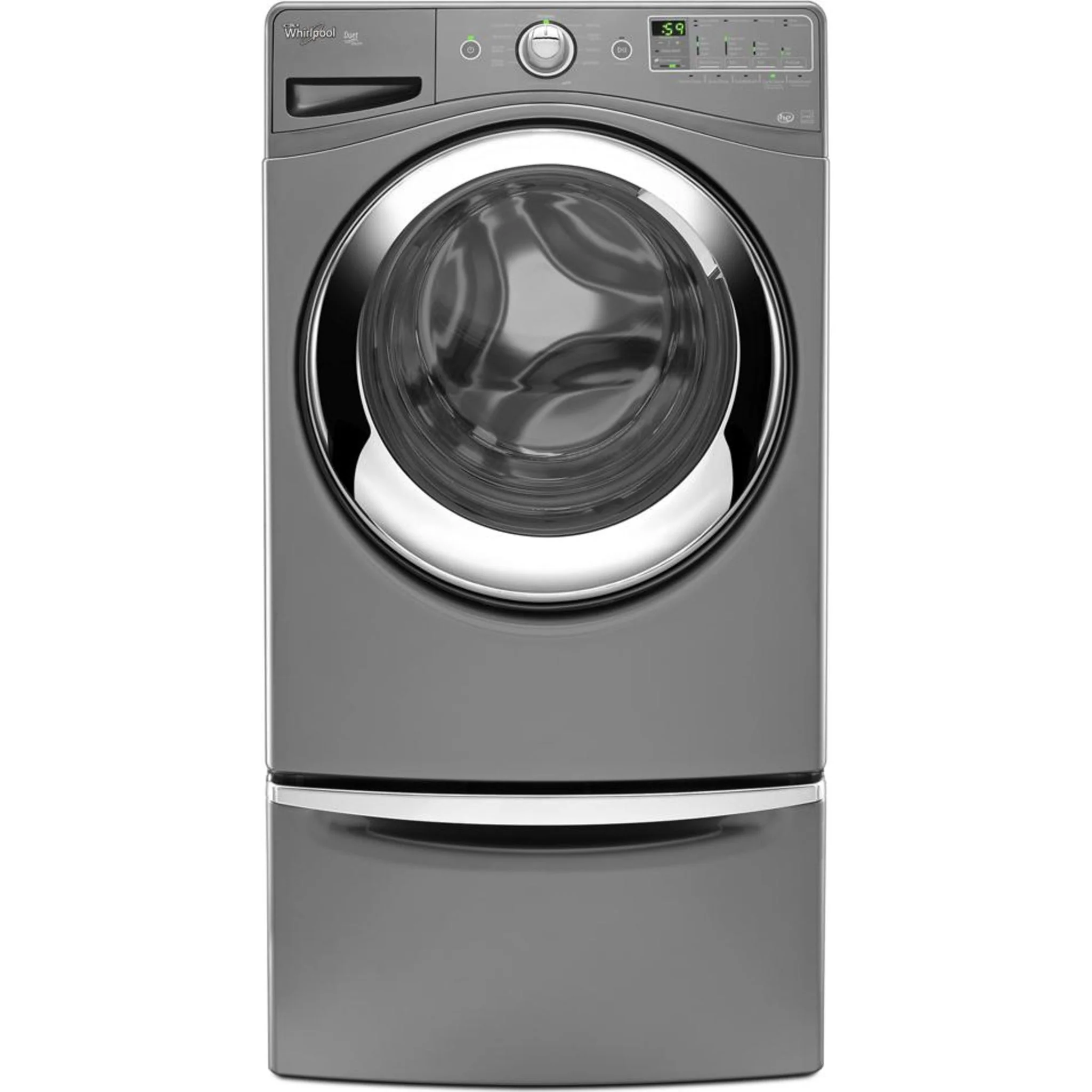 Whirlpool 15.5" (39.4 cm) Pedestal for Front Load Washer and Dryer with Storage -Chrome Shadow (XHPC155YC) - Image 83