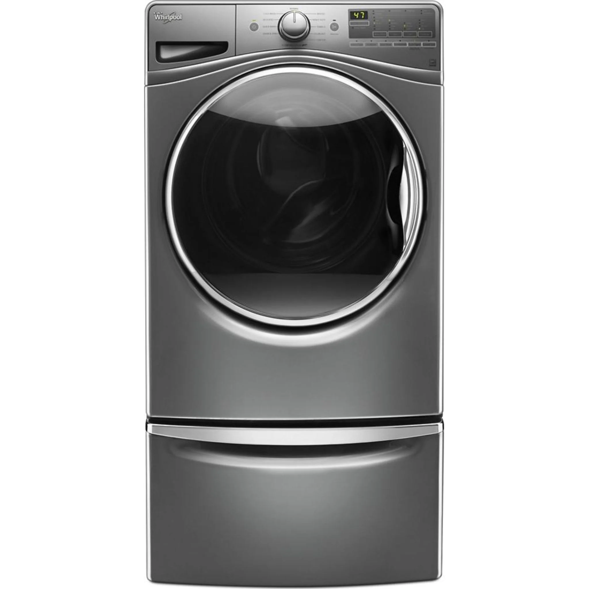 Whirlpool 15.5" (39.4 cm) Pedestal for Front Load Washer and Dryer with Storage -Chrome Shadow (XHPC155YC) - Image 84
