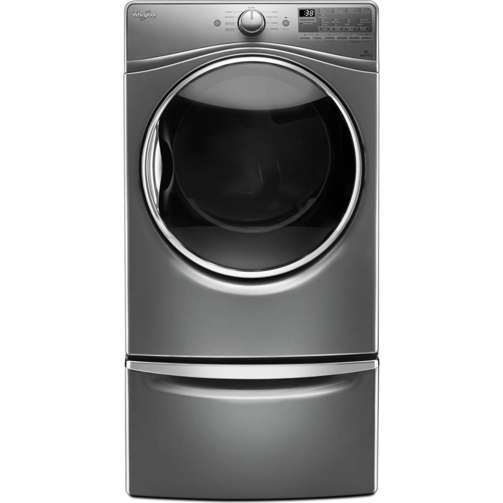 Whirlpool 15.5" (39.4 cm) Pedestal for Front Load Washer and Dryer with Storage -Chrome Shadow (XHPC155YC) - Image 90