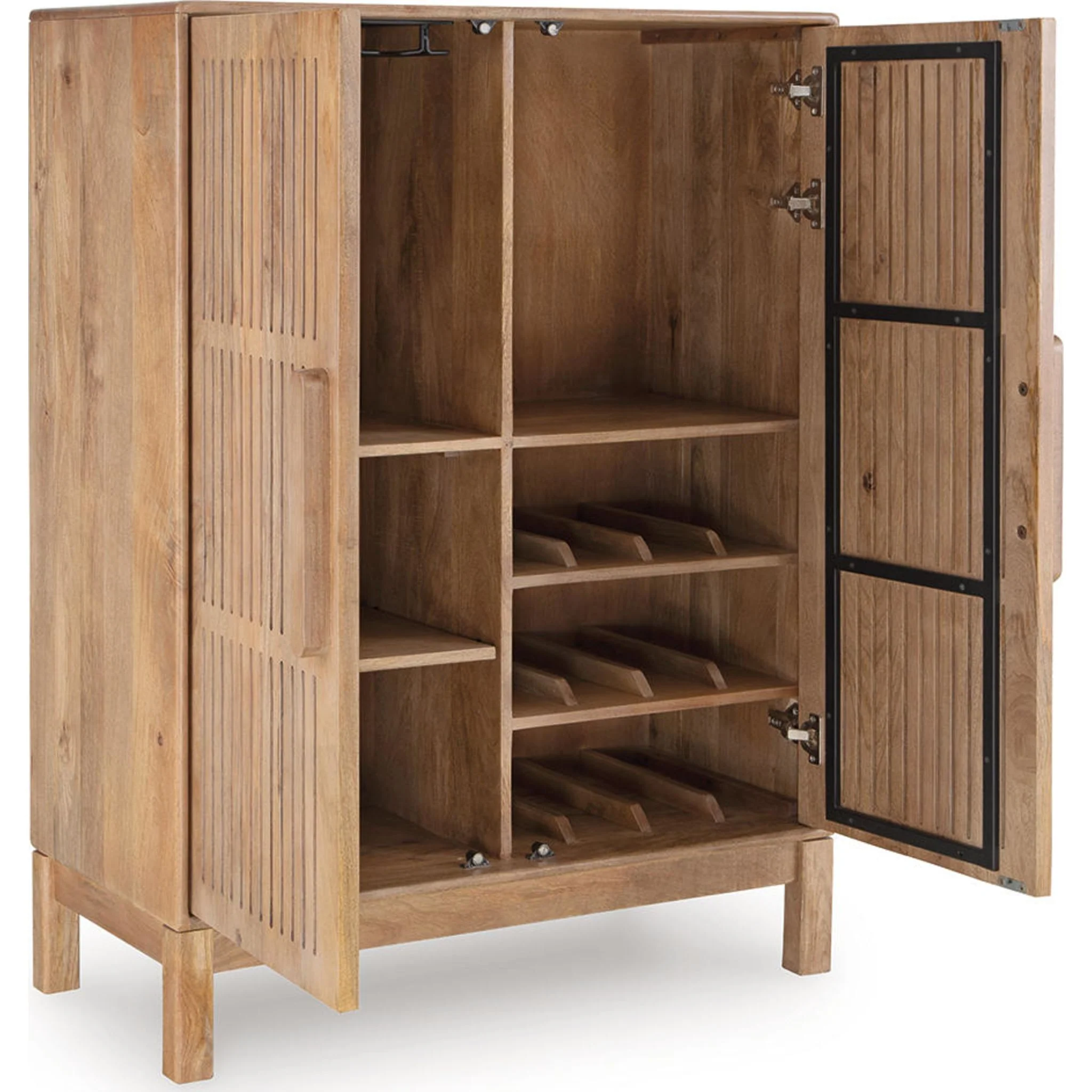 Pellamour Cabinet - Natural Brown - Image 4