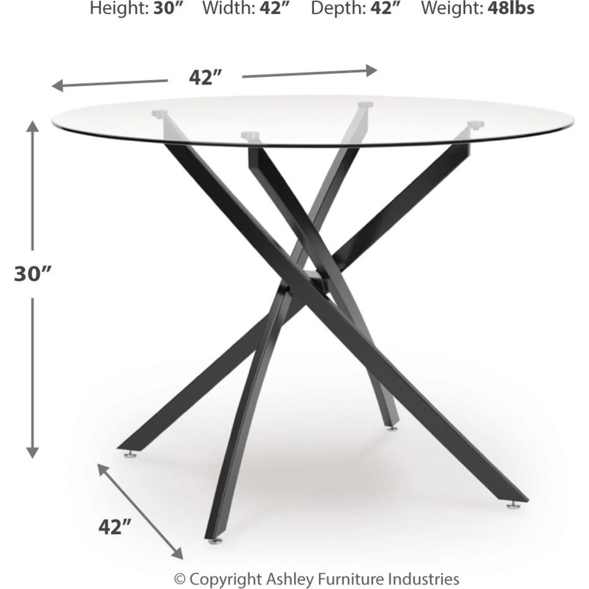 Pharwynn Dining Table - Black - (D446-15) - Image 3
