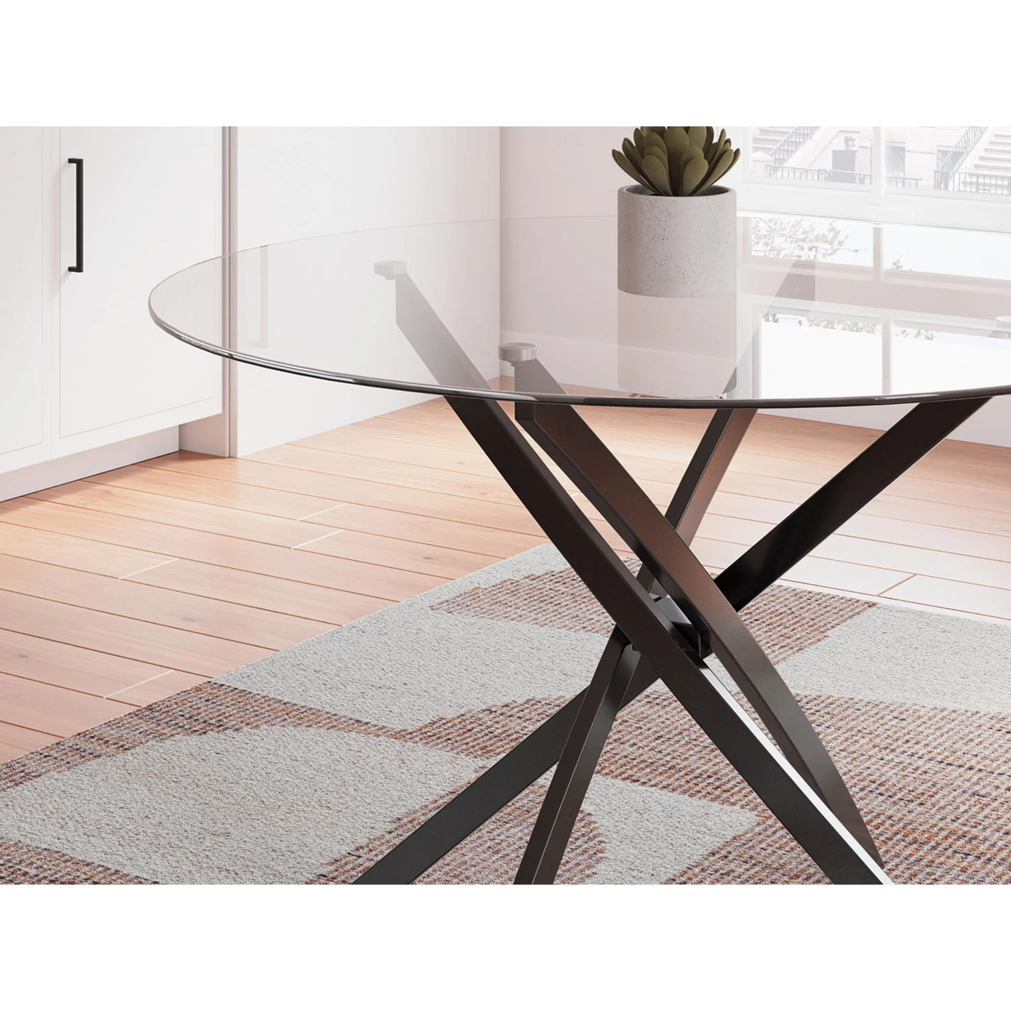 Pharwynn Dining Table - Black - (D446-15) - Image 4