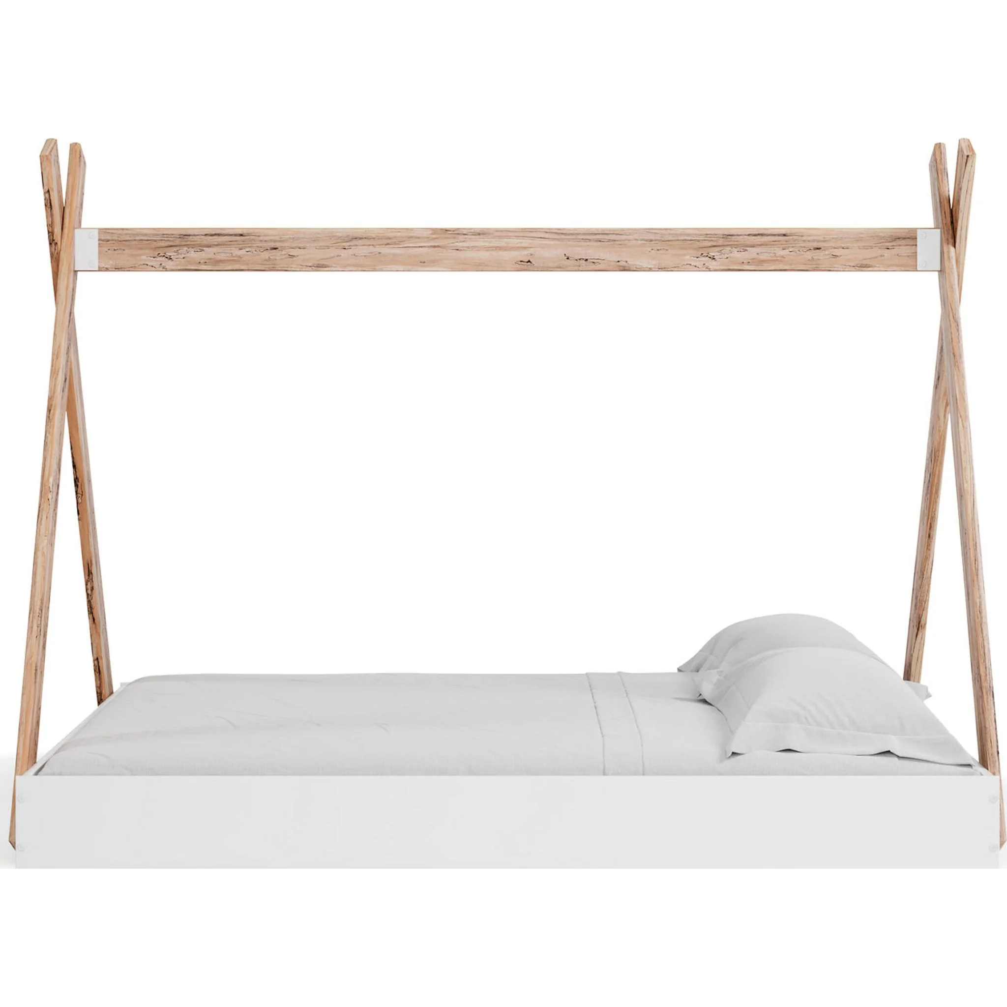 Piperton Full Bed - Two-tone Brown/White - Image 11